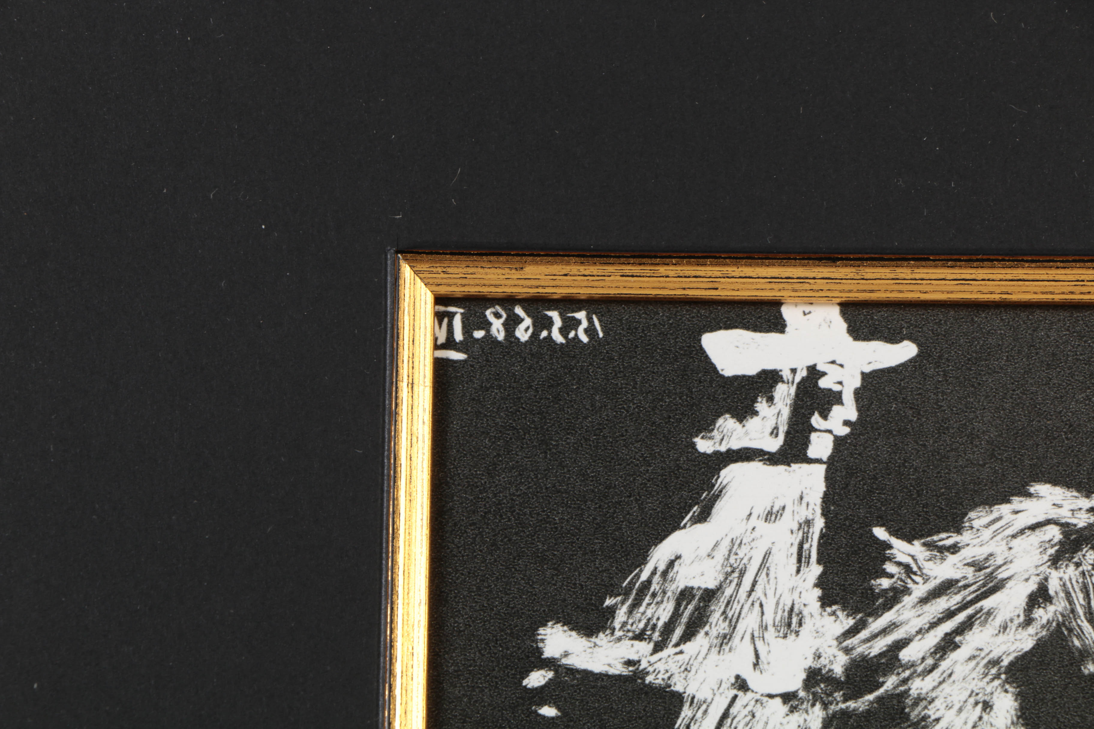 After Pablo Picasso Halftone Print on Paper