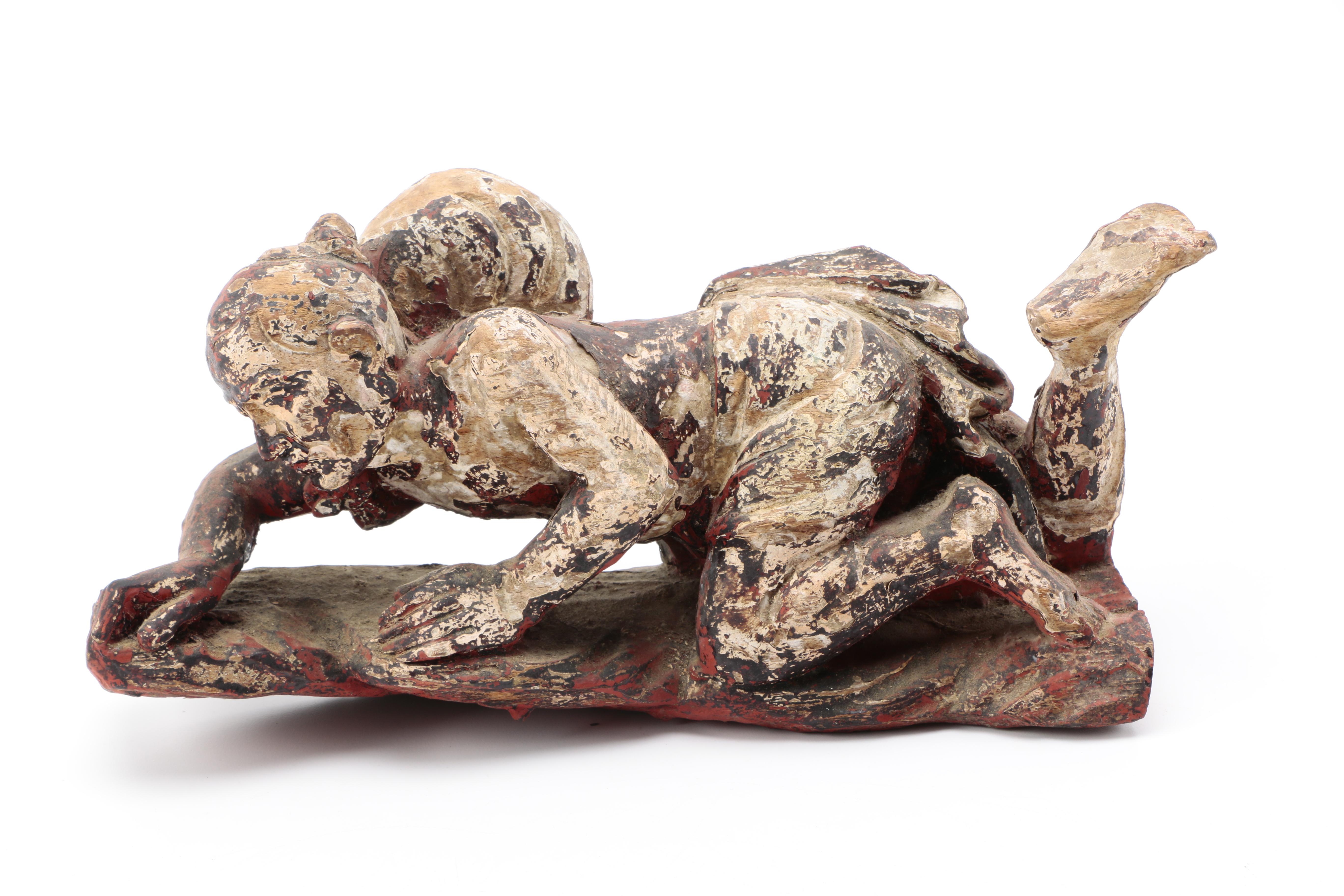 Asian Carved Wood Figures