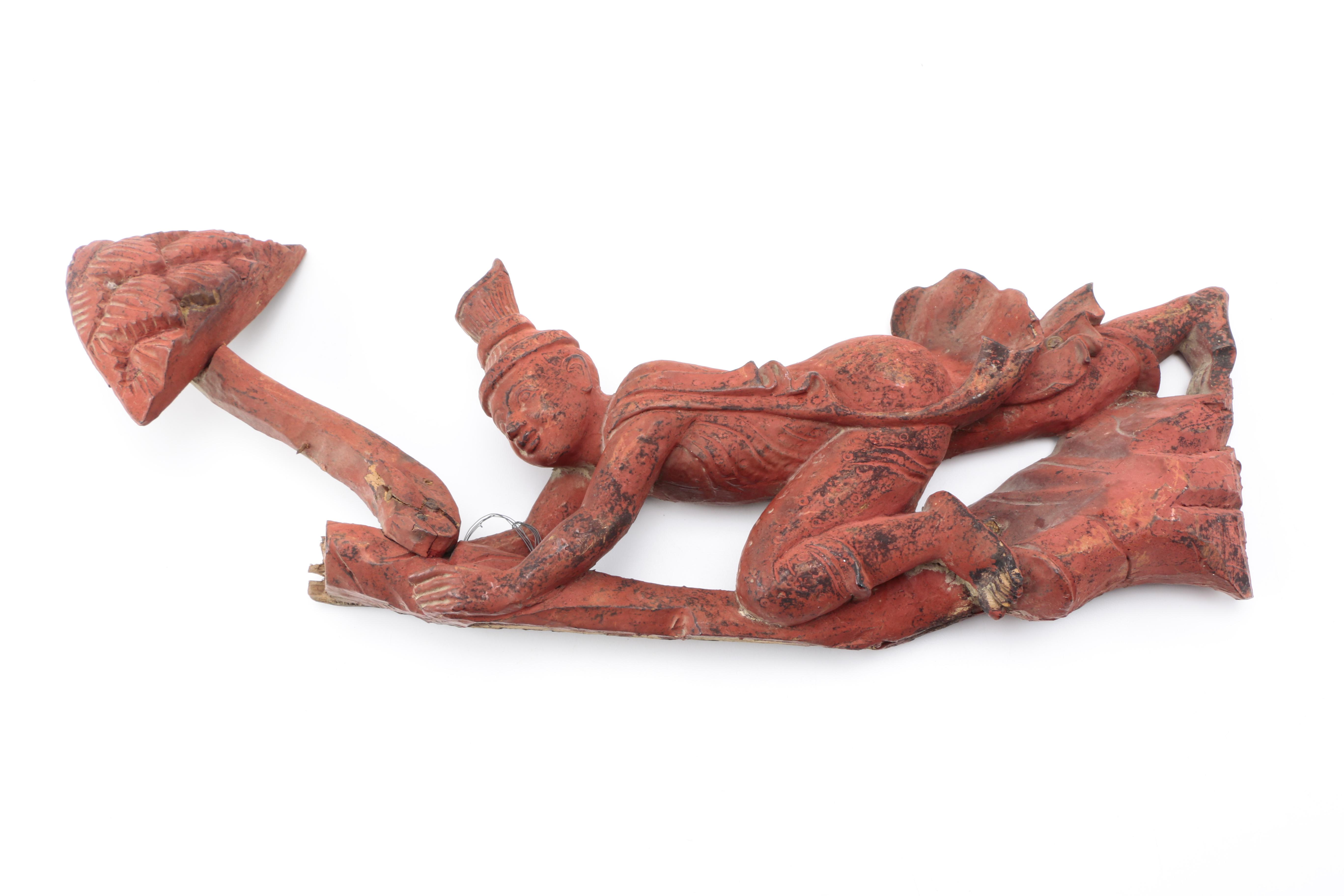 Asian Carved Wood Figures