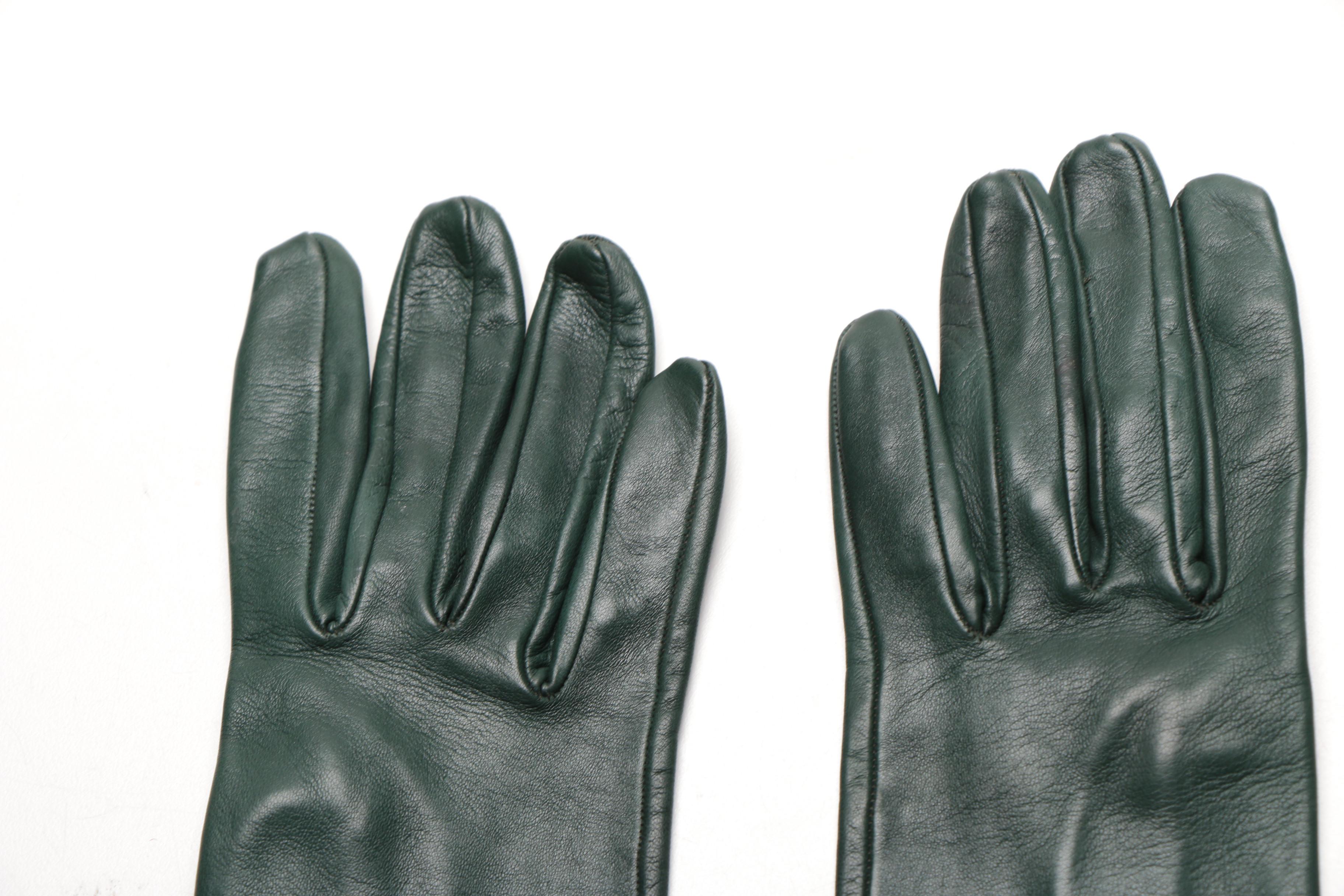 Collection of Leather Gloves With Silk and Cashmere