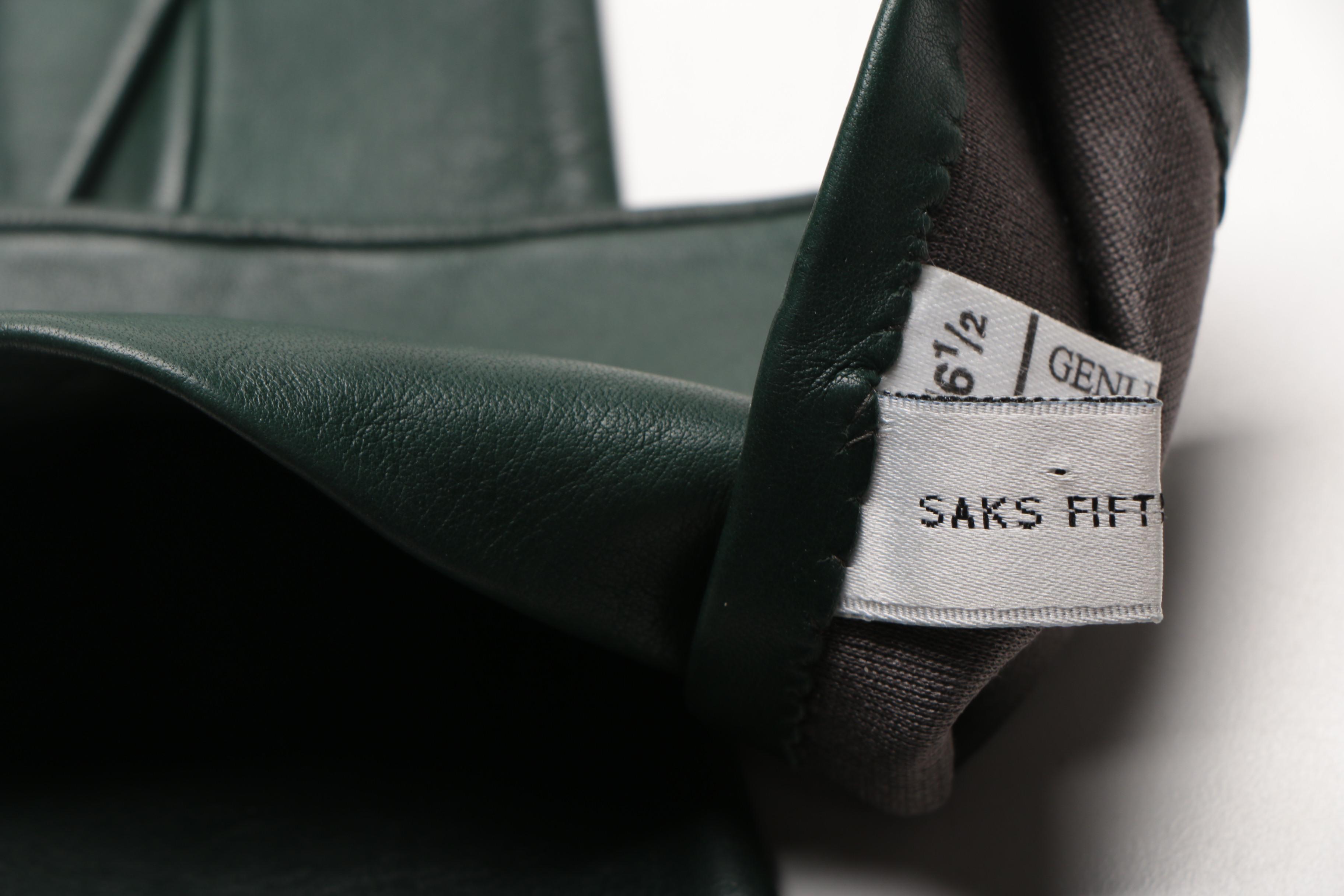 Collection of Leather Gloves With Silk and Cashmere