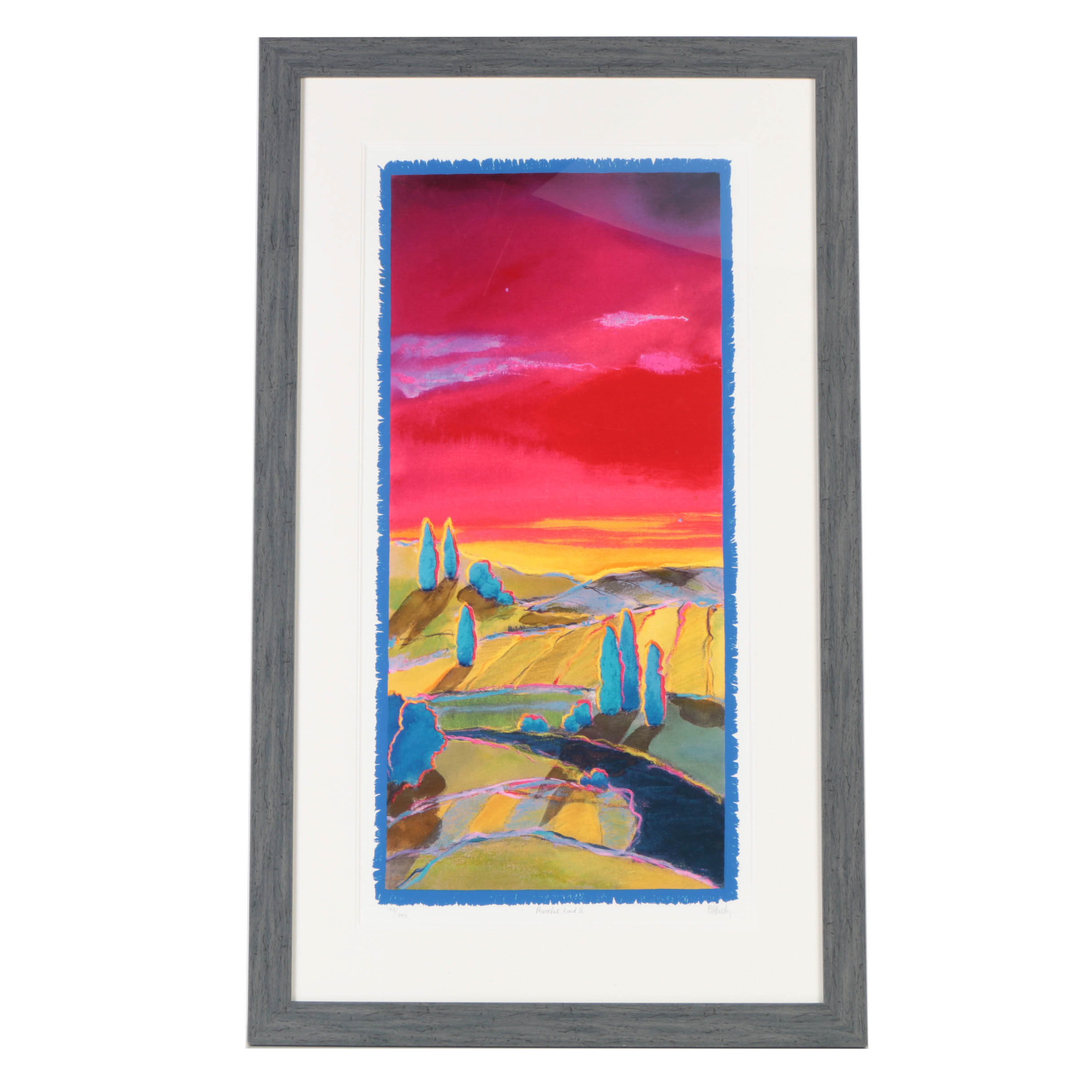 Barbara Brody Limited Edition Serigraph "Peaceful Land II"