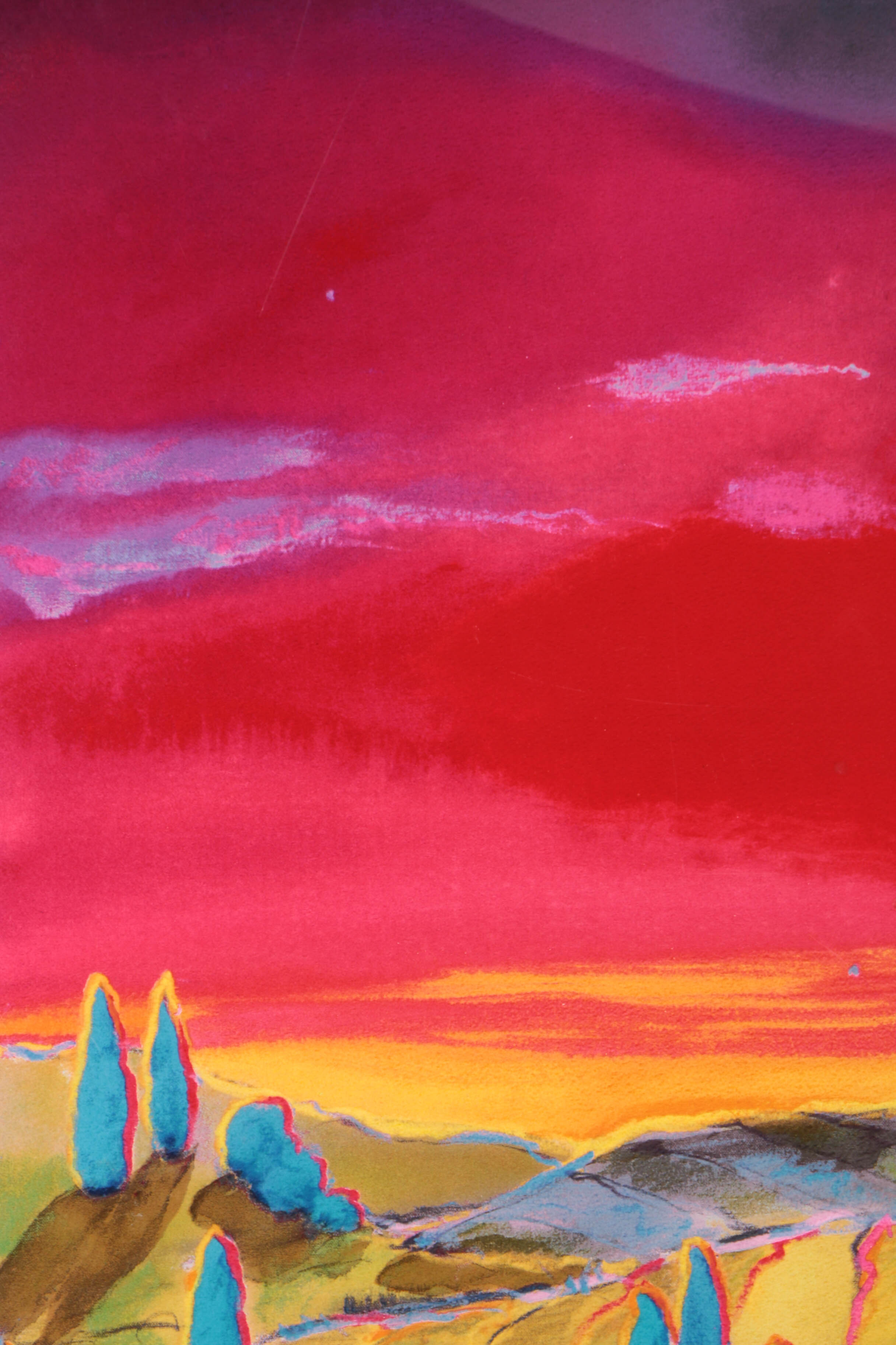 Barbara Brody Limited Edition Serigraph "Peaceful Land II"