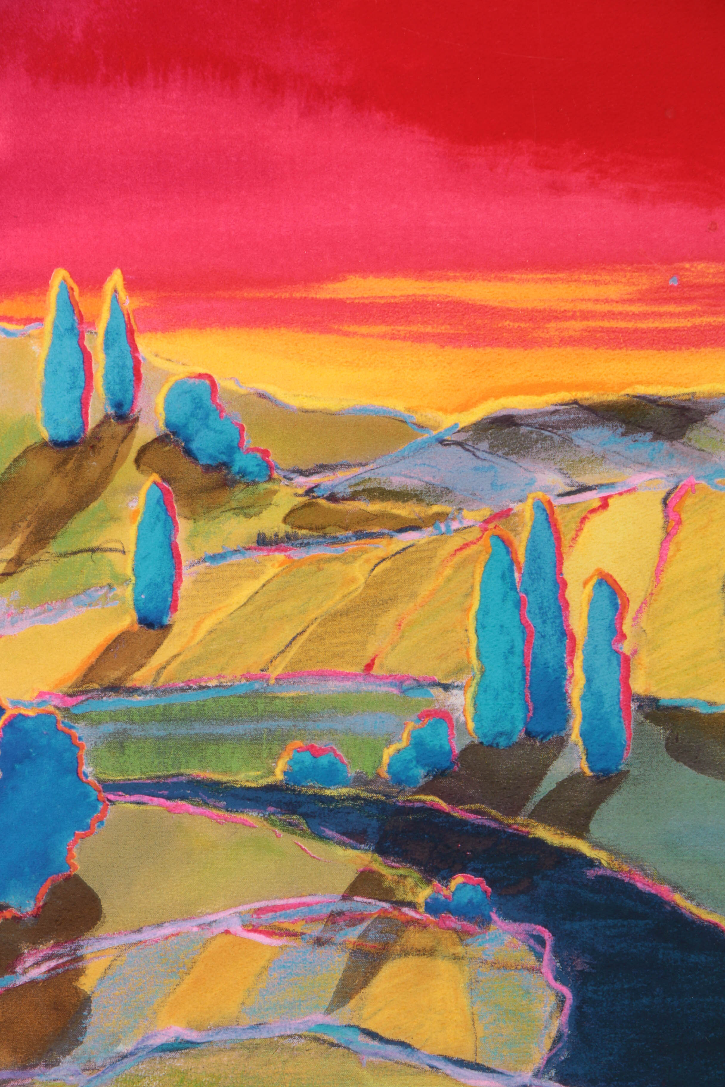 Barbara Brody Limited Edition Serigraph "Peaceful Land II"