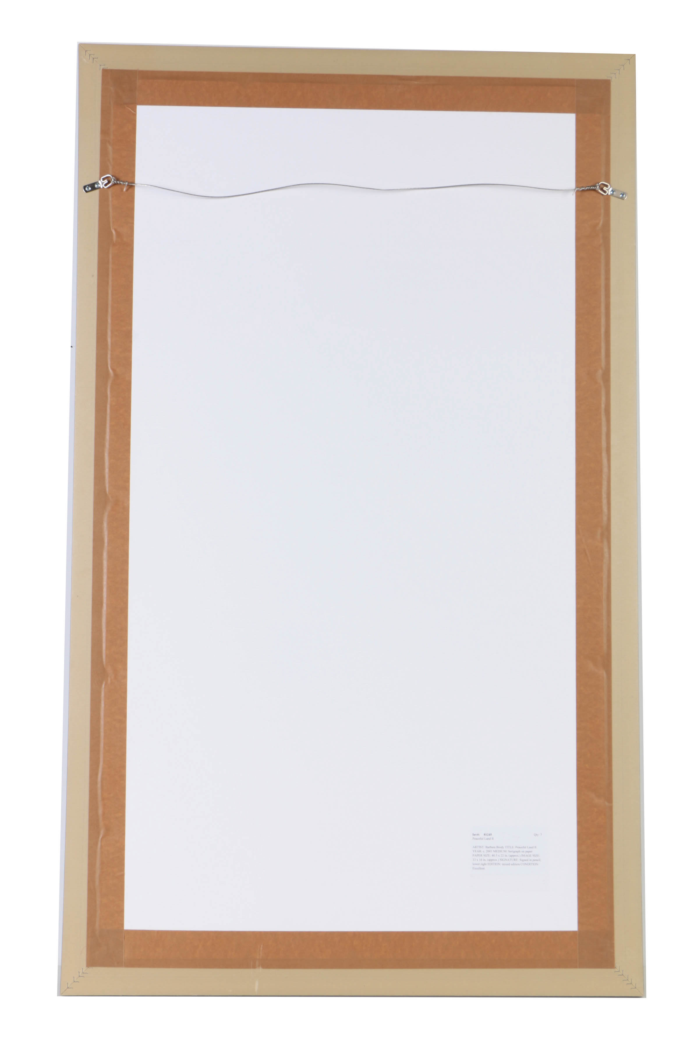 Barbara Brody Limited Edition Serigraph "Peaceful Land II"