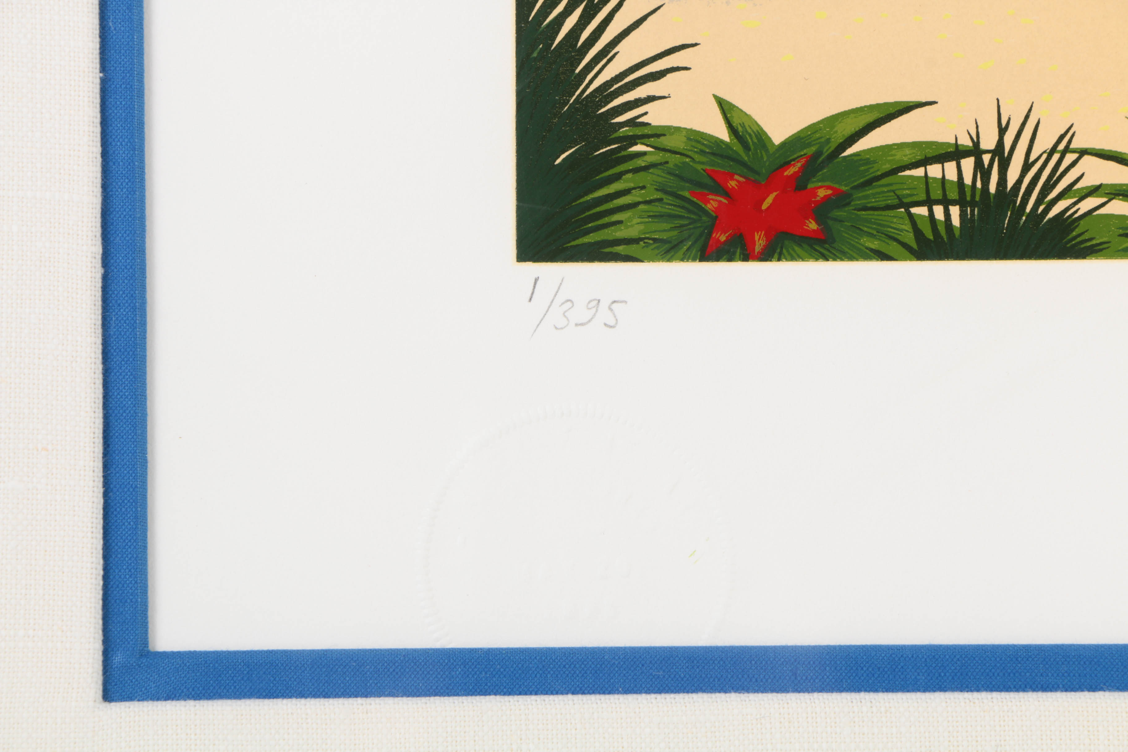 Fanch Ledan Signed Limited Edition Serigraph on Paper "Atelier de Cezanne"