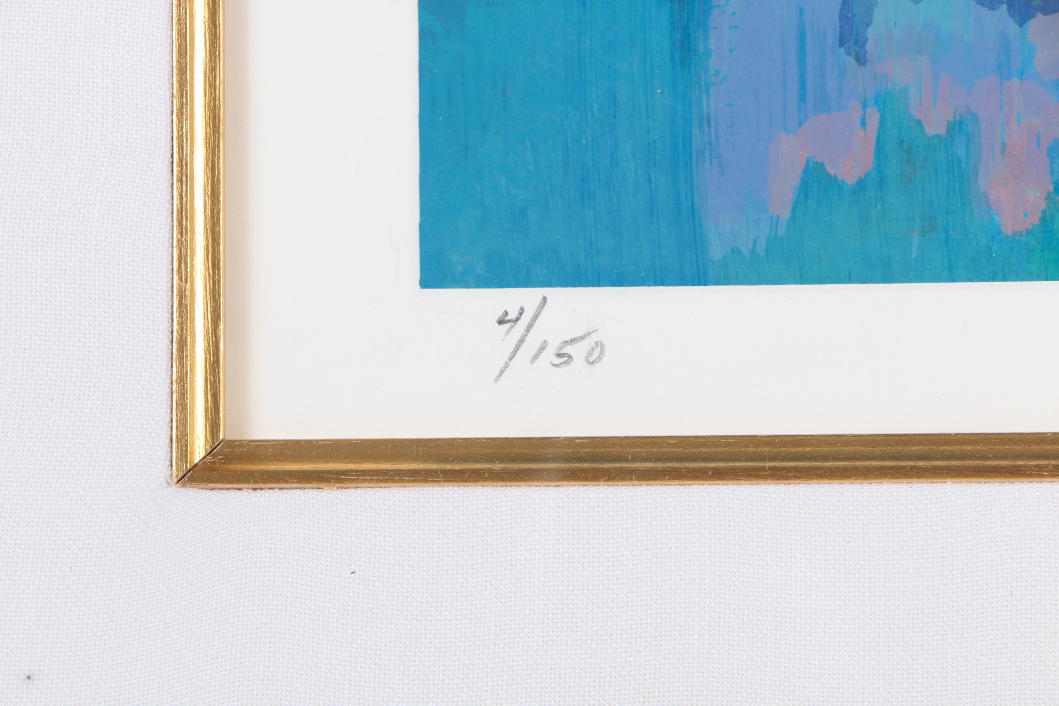 Nicola Simbari Limited Edition Serigraph on Paper "El Parasol"