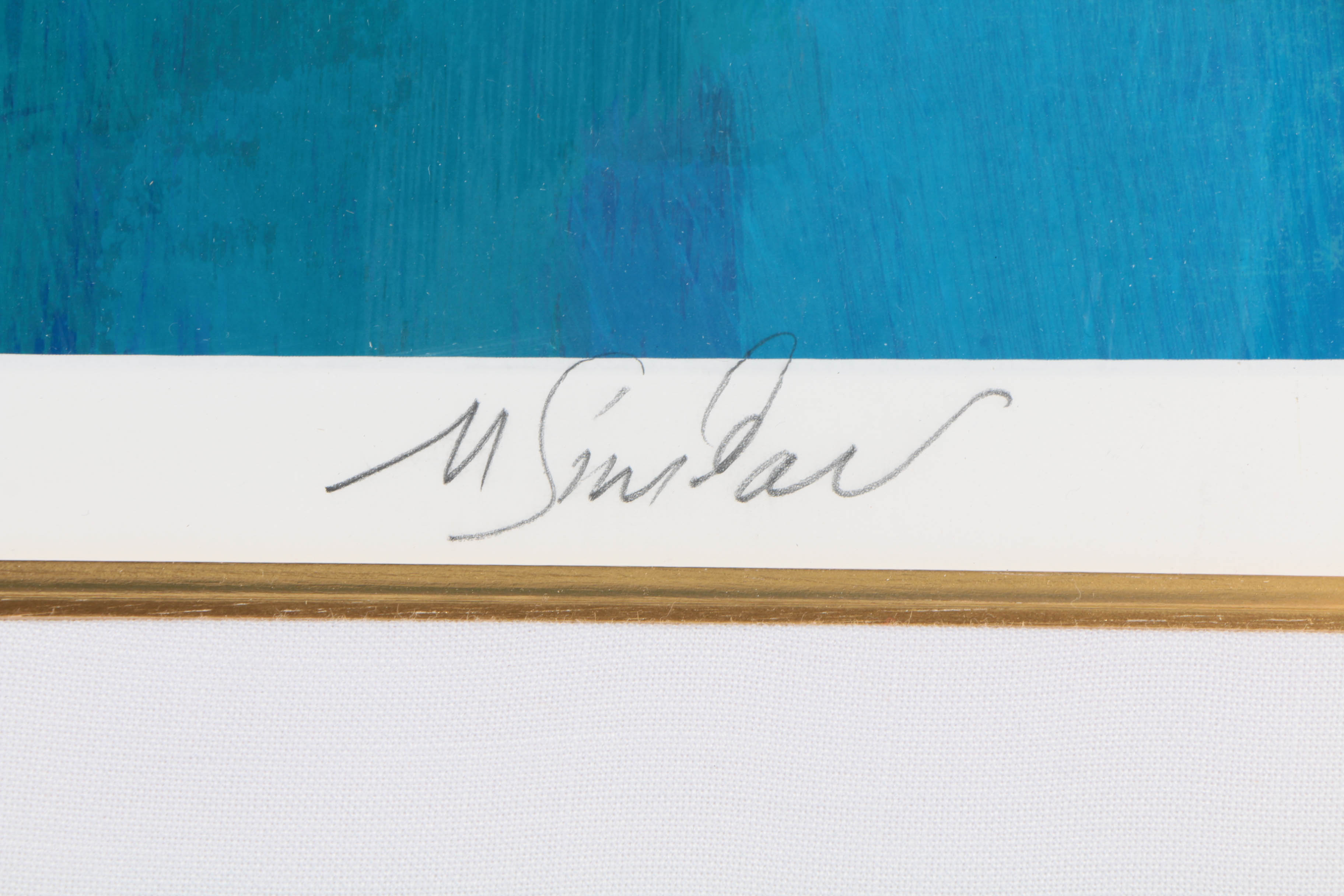 Nicola Simbari Limited Edition Serigraph on Paper "El Parasol"