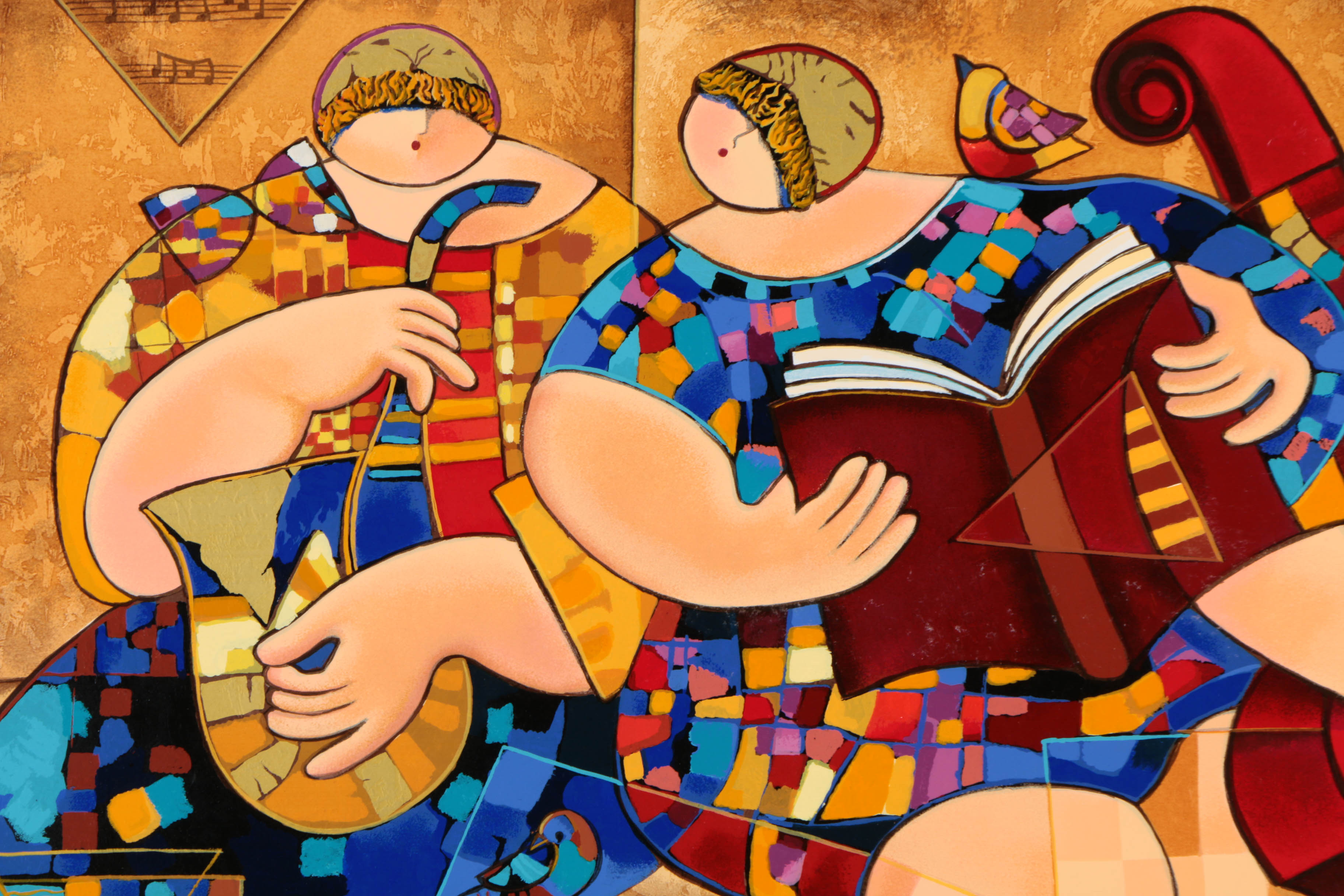 Dorit Levi Limited Edition Serigraph on Paper "Big Easy"