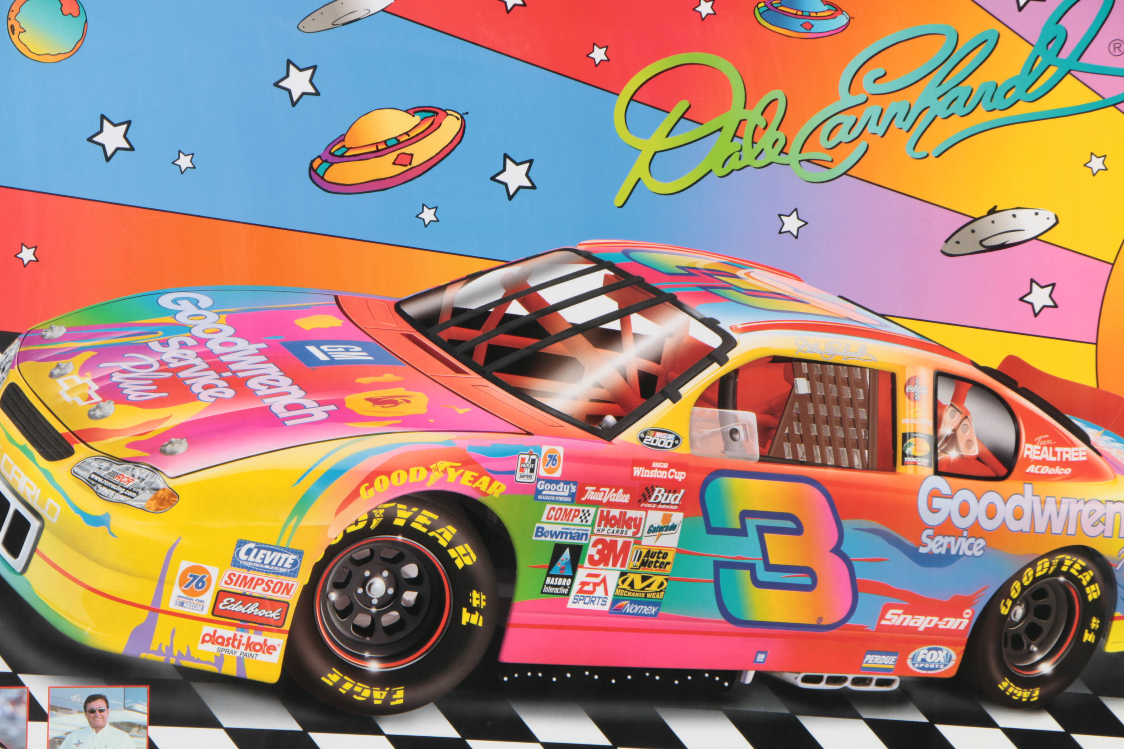 After Peter Max Offset Lithograph Poster "The Millennium Car"