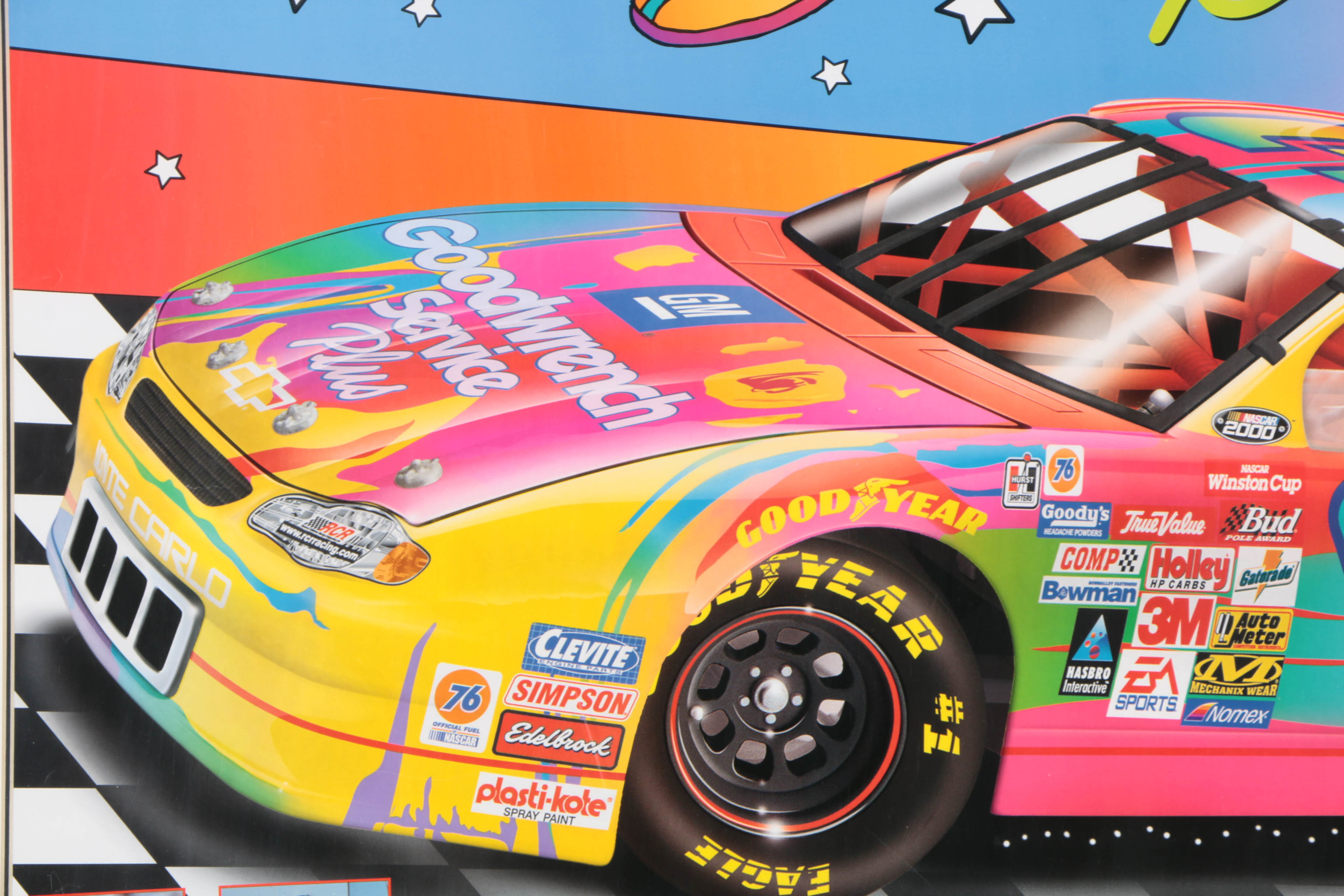 After Peter Max Offset Lithograph Poster "The Millennium Car"