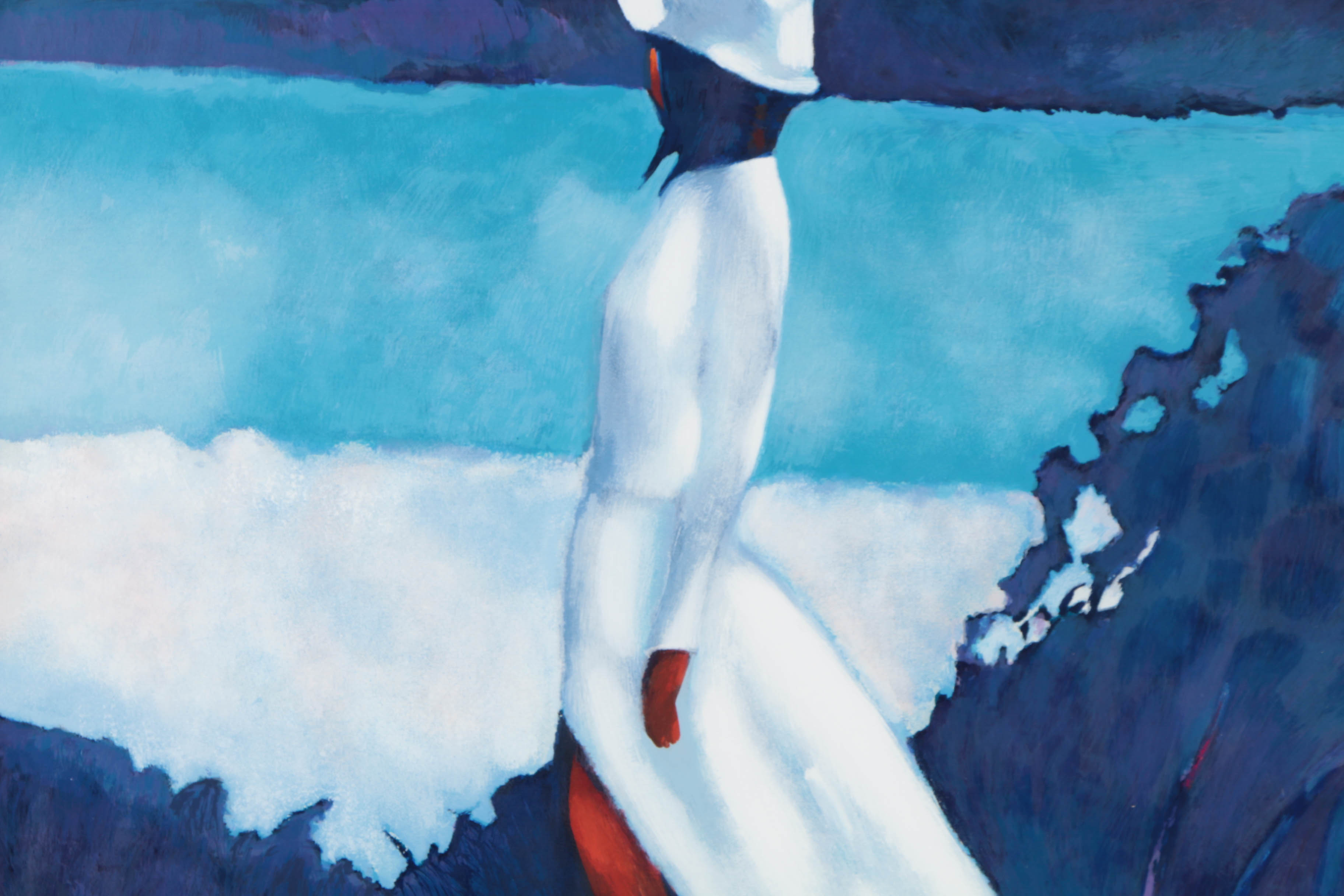 Nicola Simbari Artist's Proof Serigraph on Paper "White Dress"