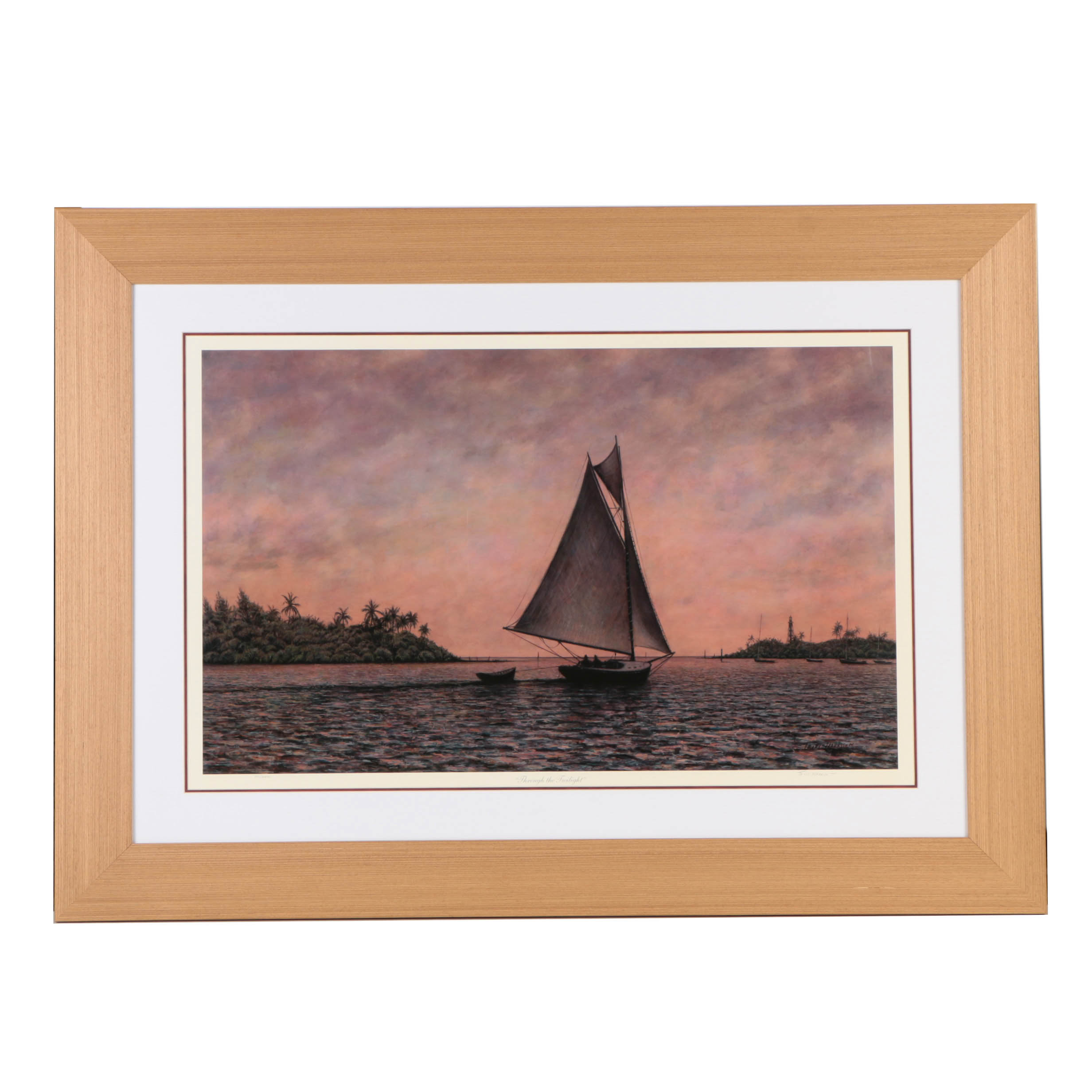 Tripp Harrison Signed Limited Edition Offset Lithograph on Paper "The Twilight"