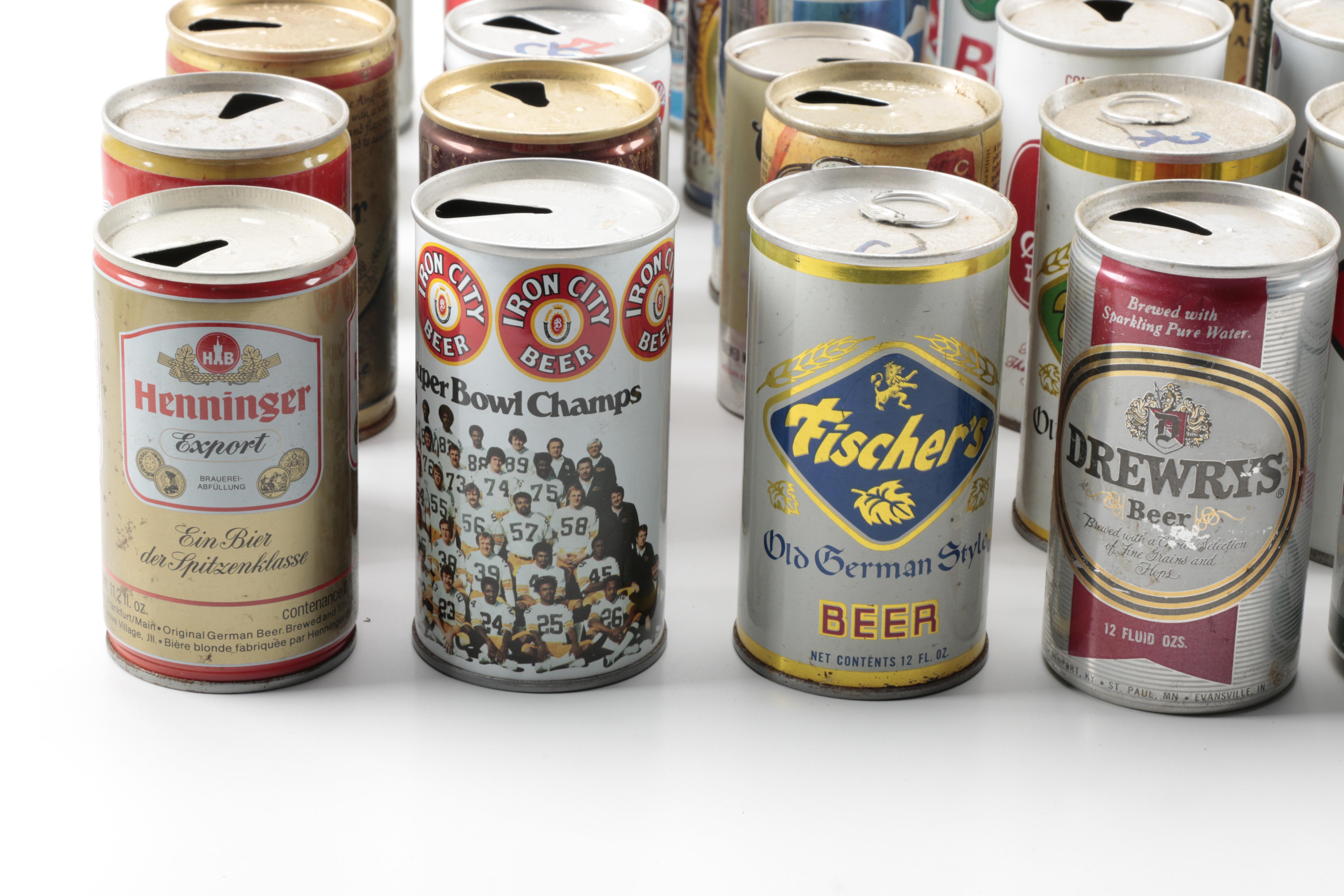 Vintage Beer Cans