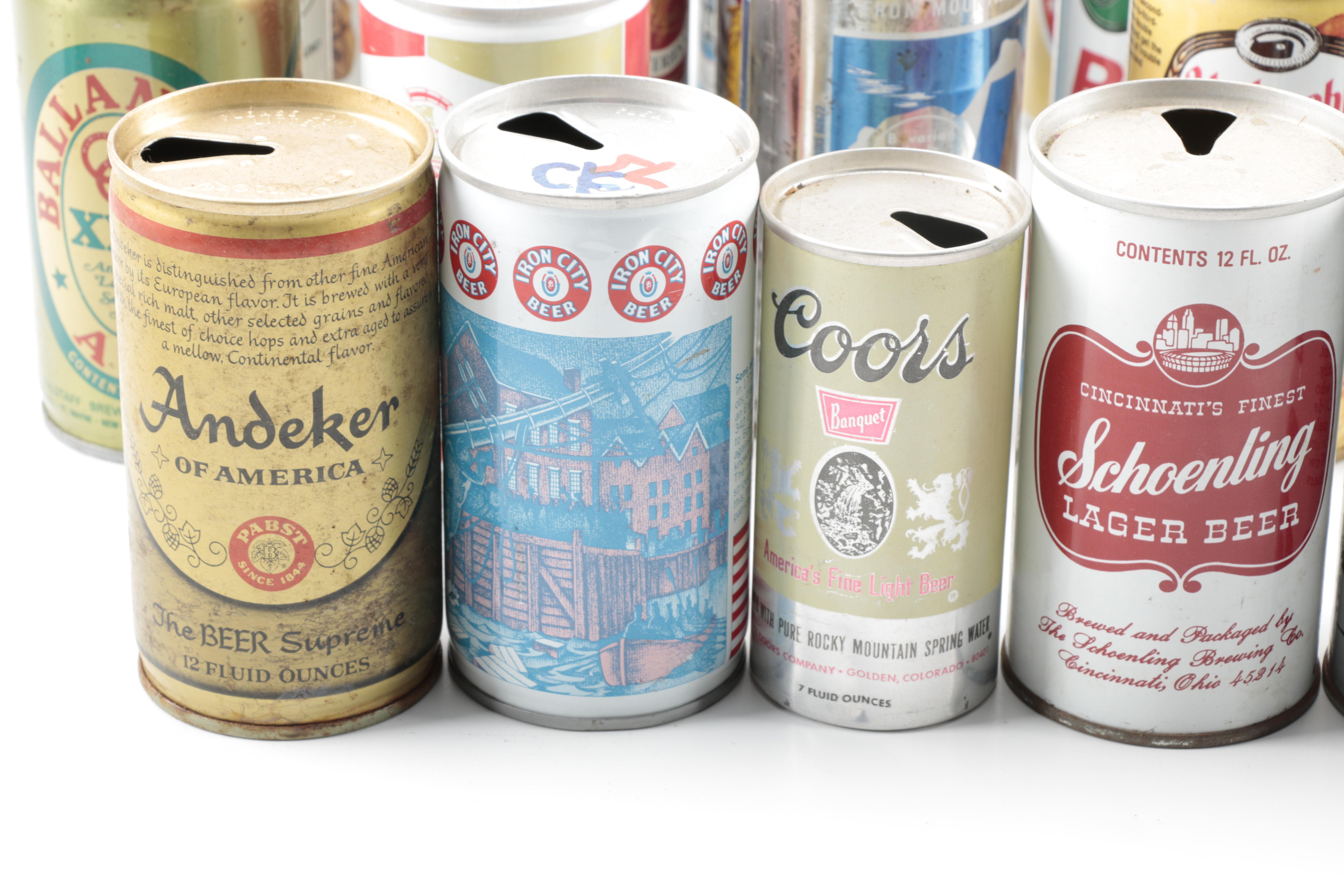 Vintage Beer Cans