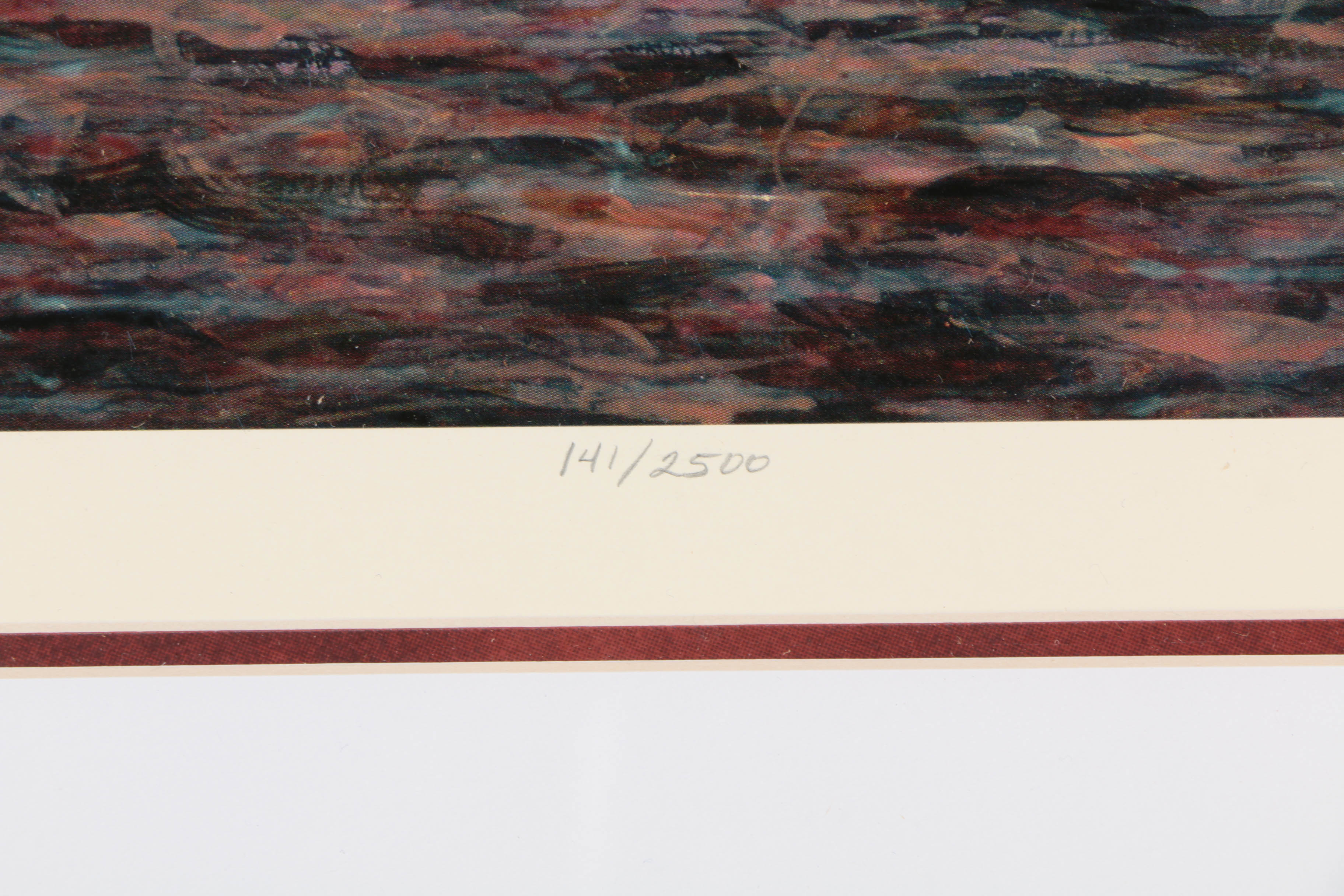 Tripp Harrison Signed Limited Edition Offset Lithograph on Paper "The Twilight"