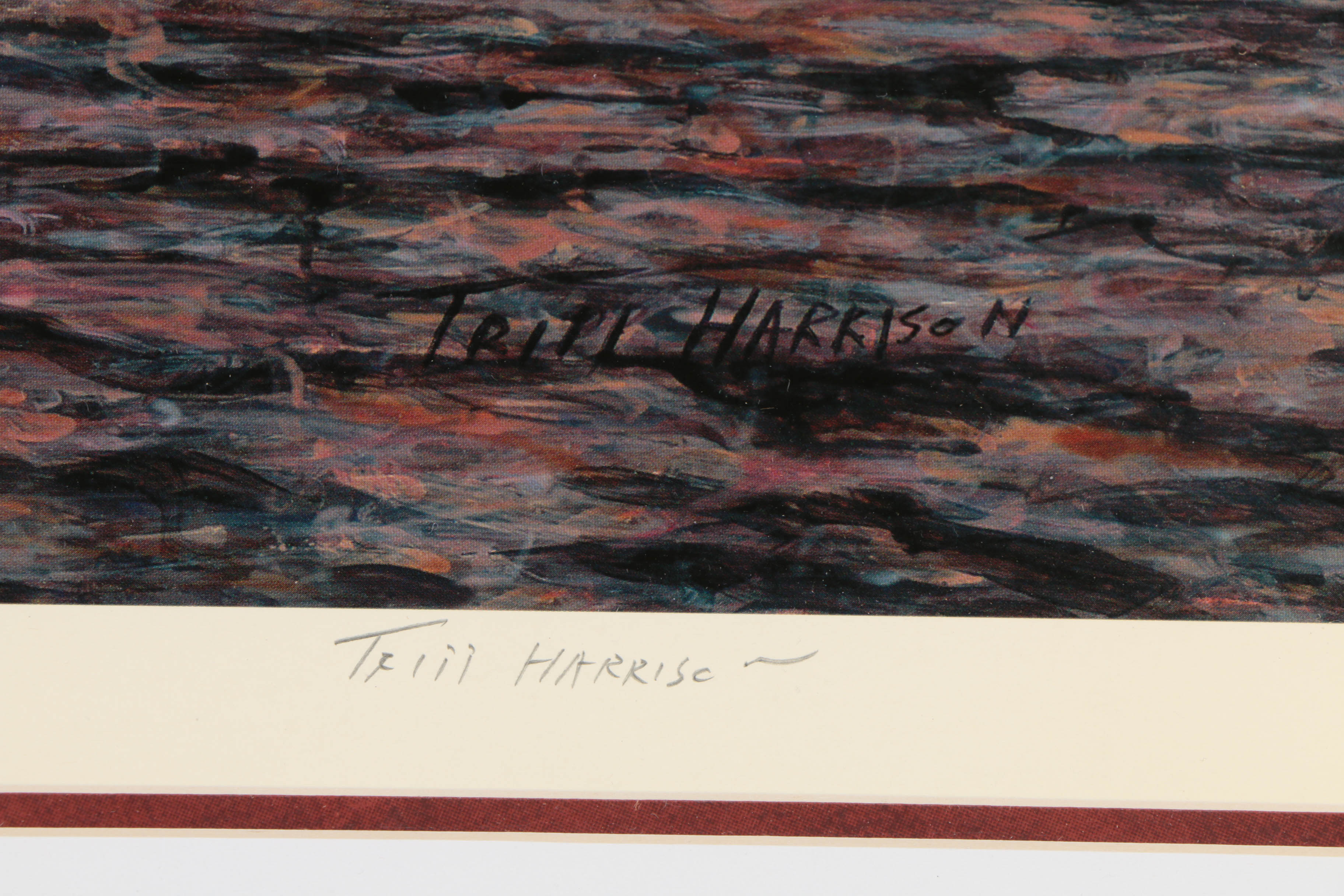 Tripp Harrison Signed Limited Edition Offset Lithograph on Paper "The Twilight"