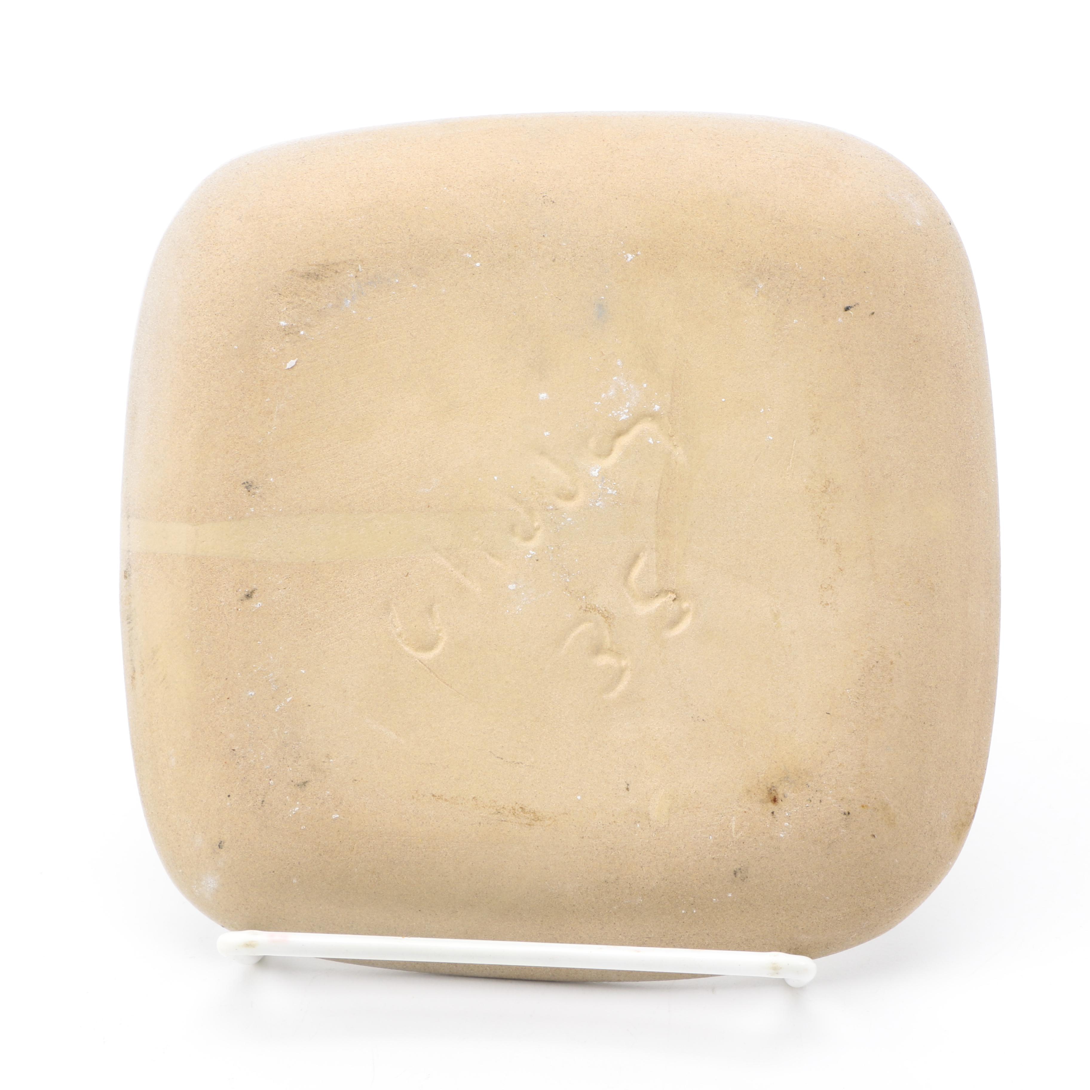 Vintage Glidden Pottery "Circus" and "Fancy Poodle" Plates