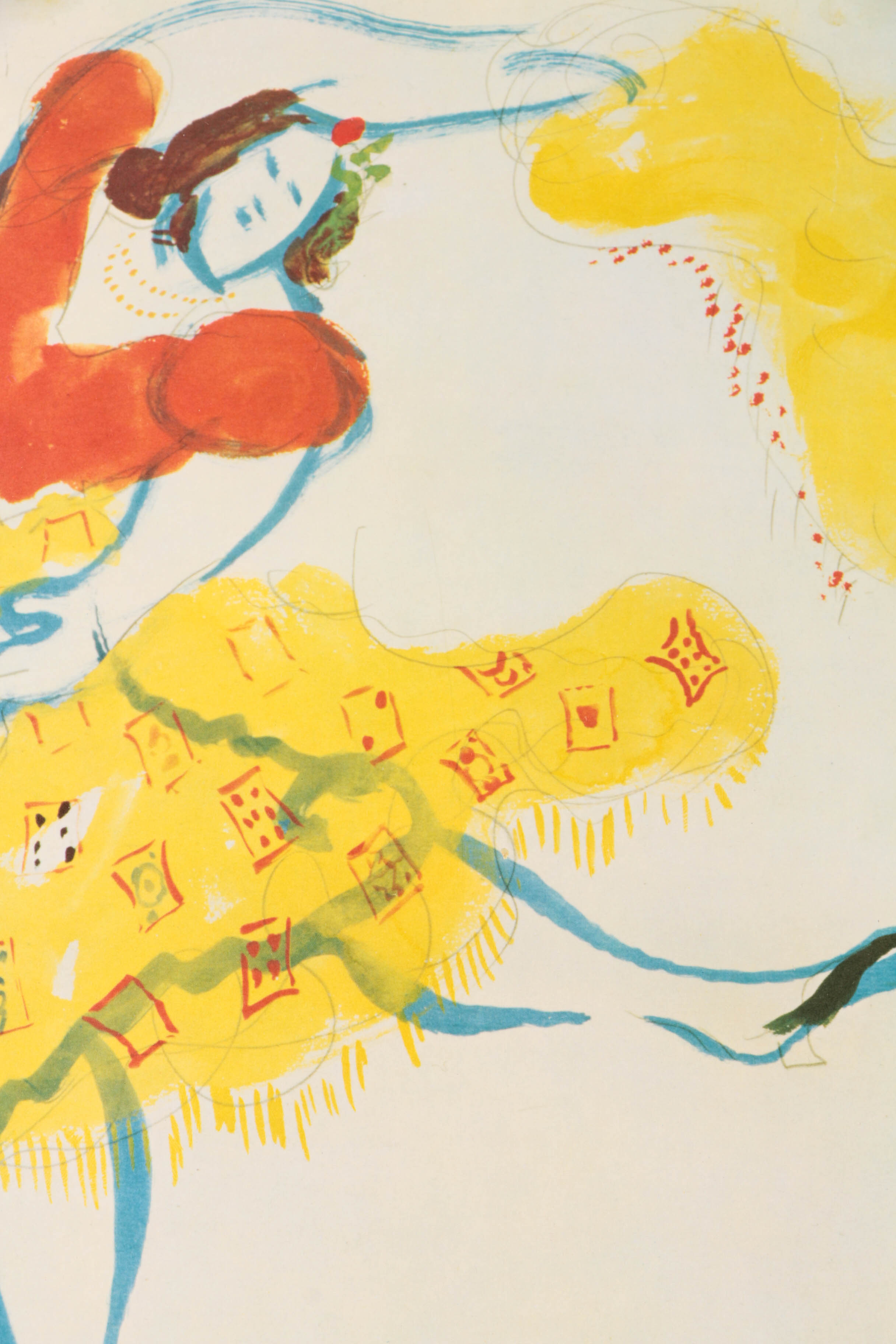 After Marc Chagall Offset Lithograph on Paper "Aleko: The Fortuneteller"