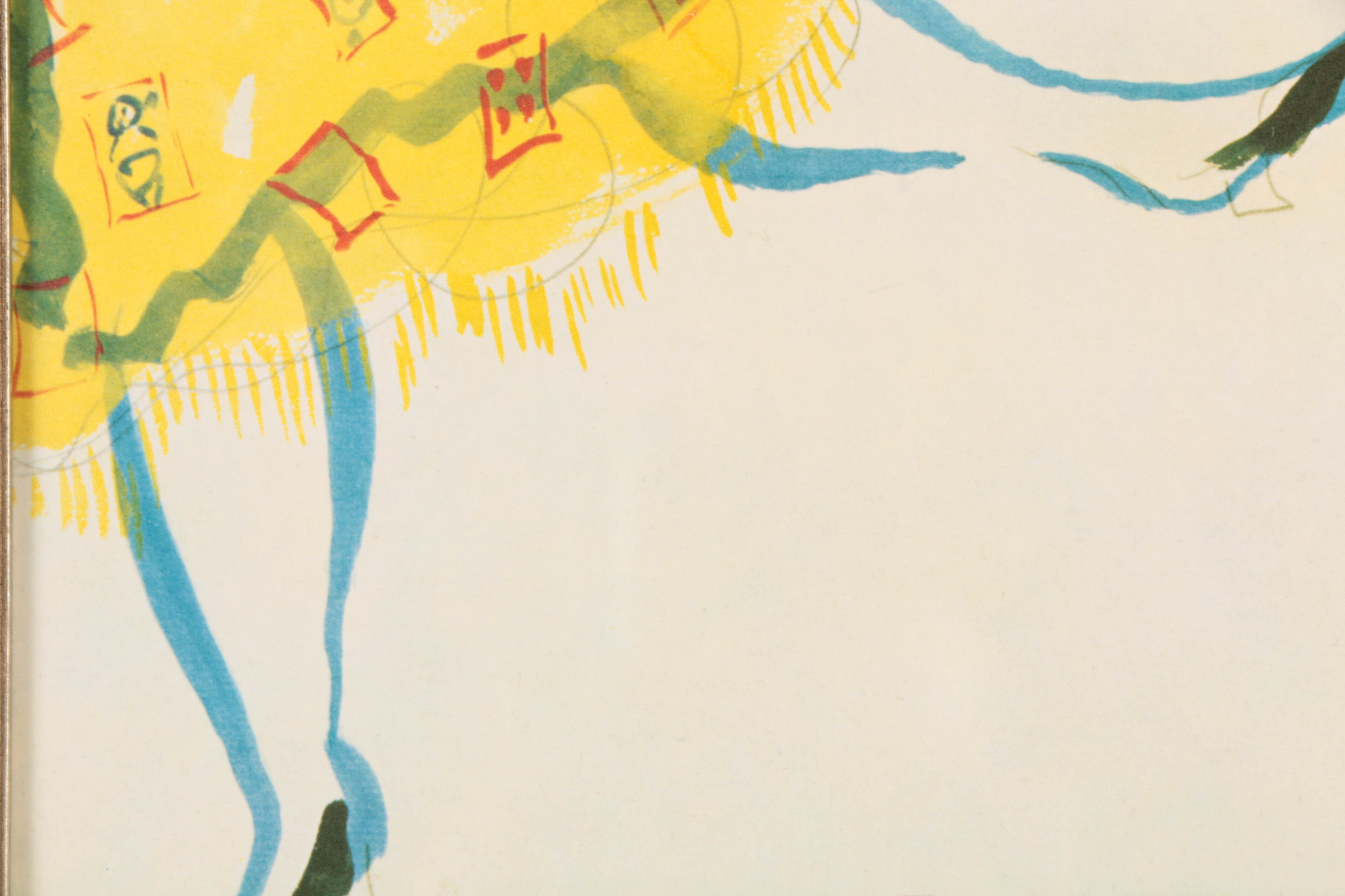 After Marc Chagall Offset Lithograph on Paper "Aleko: The Fortuneteller"