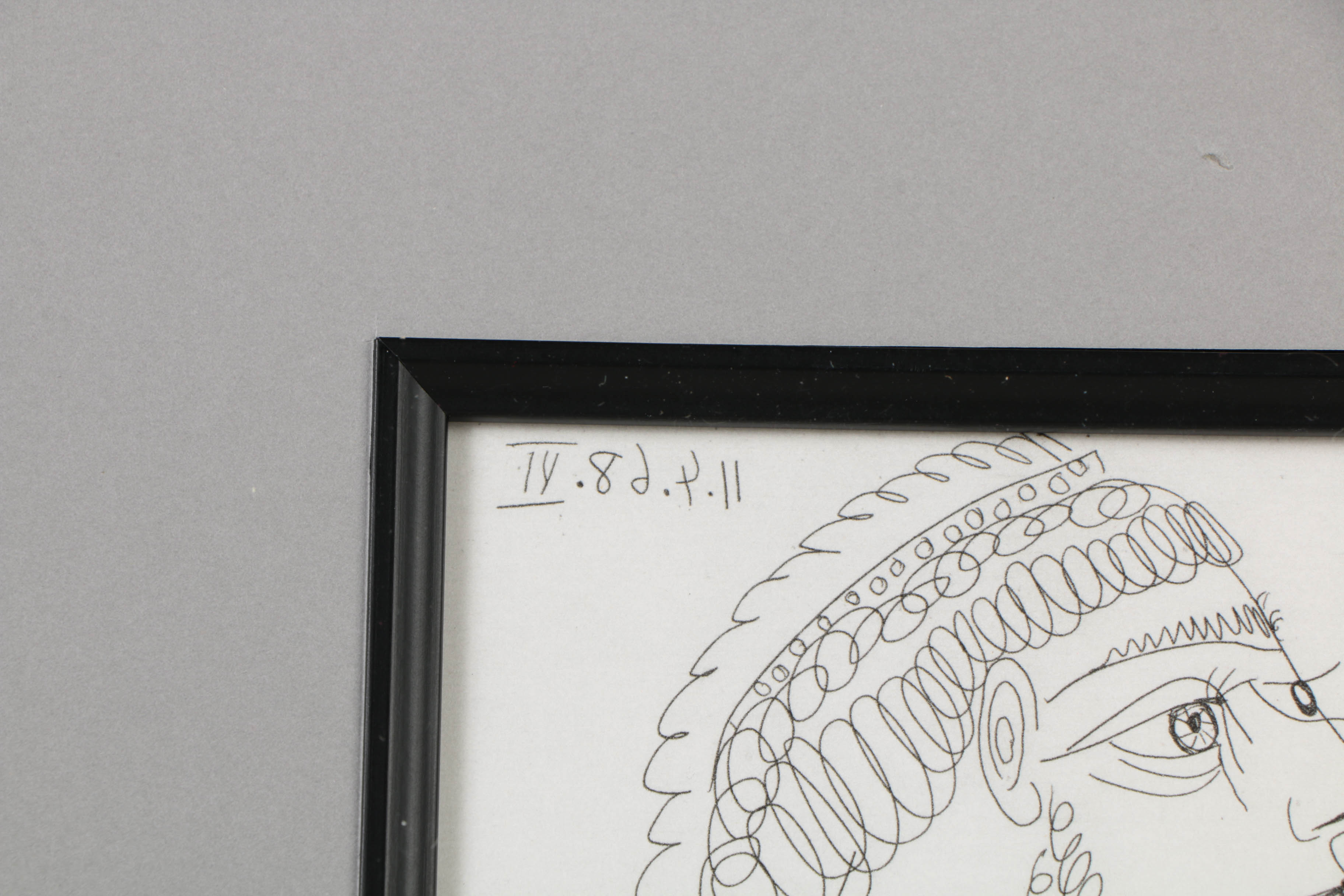 After Pablo Picasso Halftone Print on Paper