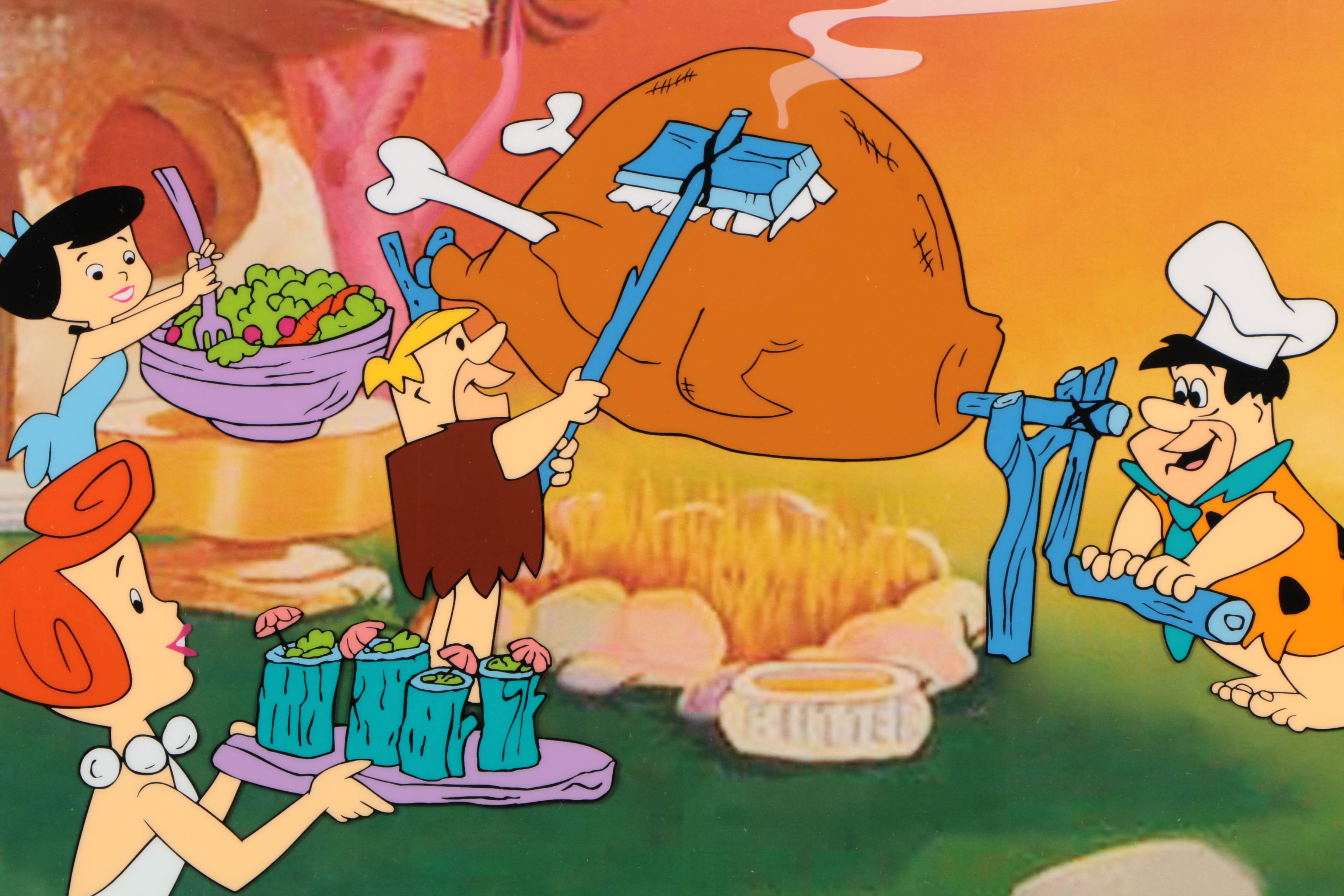 Hannah-Barbera Limited Edition Animation Sericel "Flintstones BBQ"