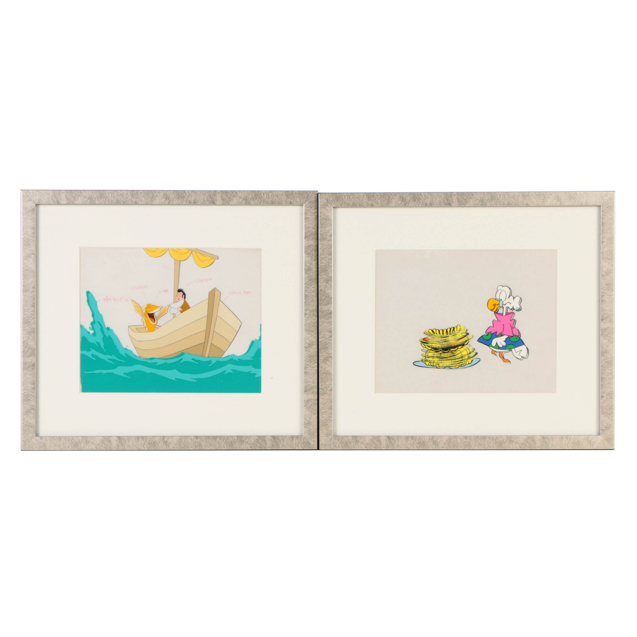 Pair of Sericells of Animation Scenes