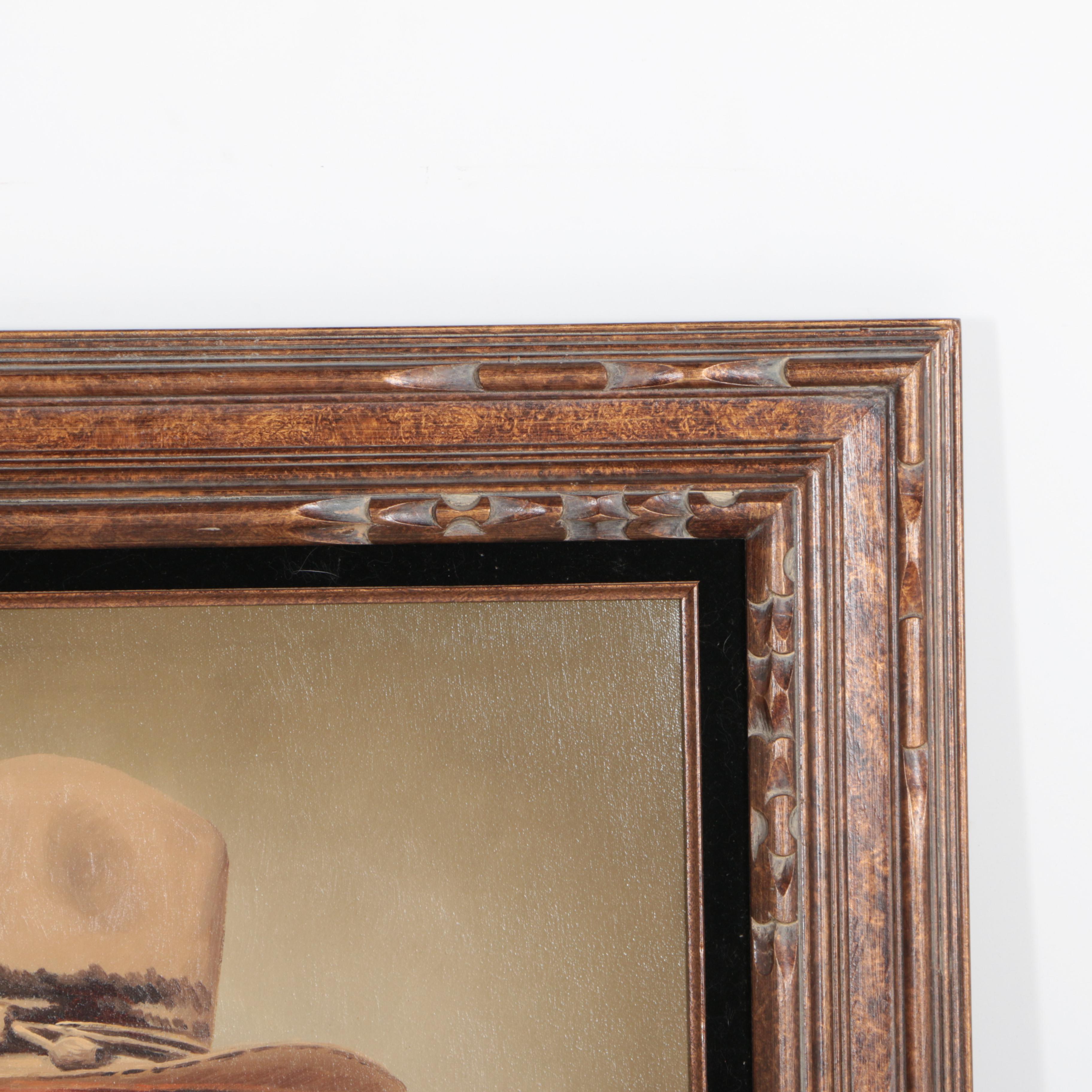 Peter Shinn Oil Painting on Canvas of John Wayne