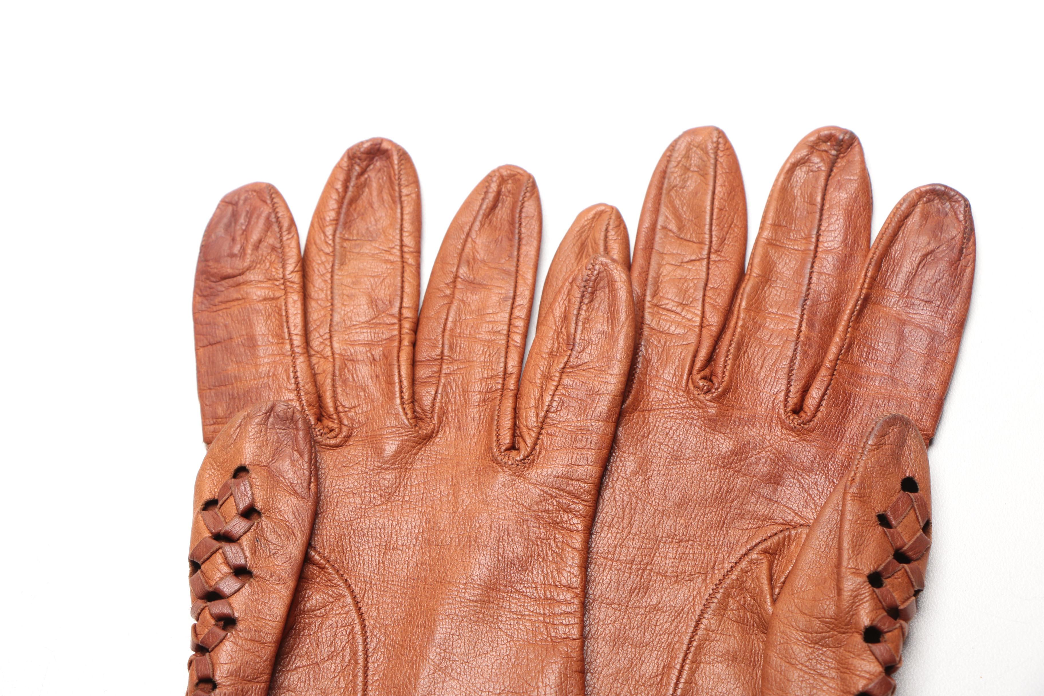 Leather Gloves Including Saks Fifth avenue