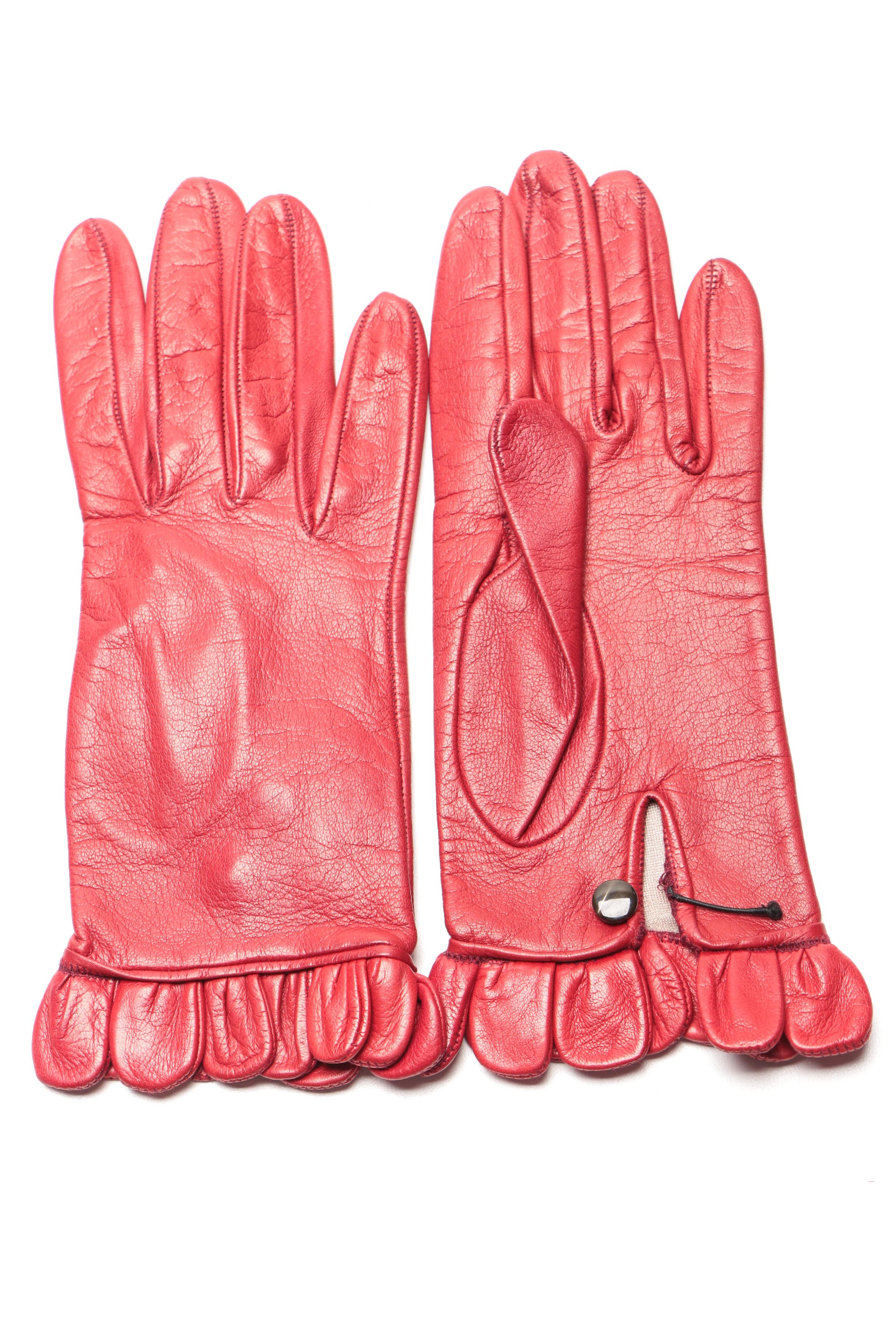 Leather Gloves Including Saks Fifth avenue