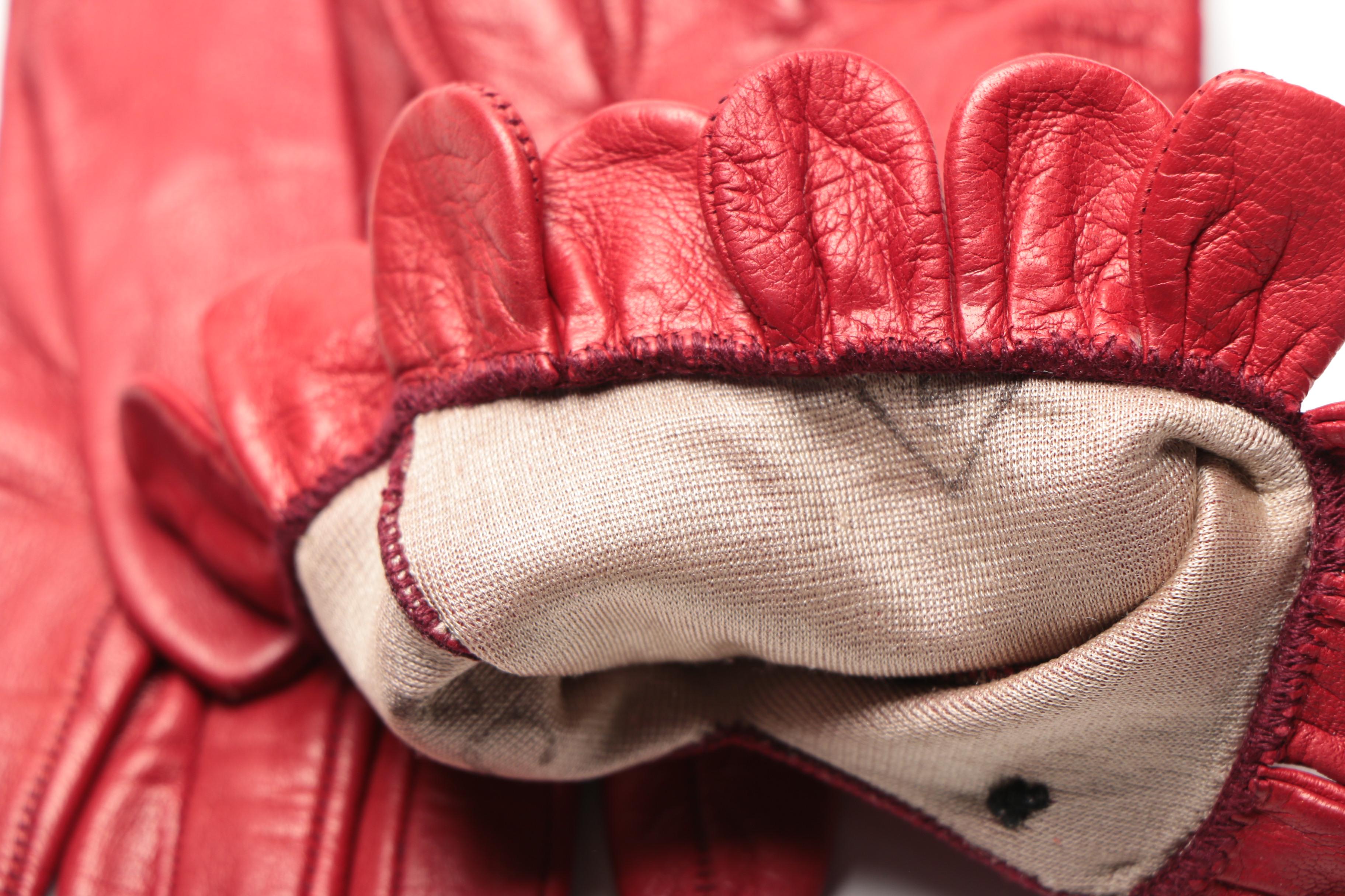 Leather Gloves Including Saks Fifth avenue