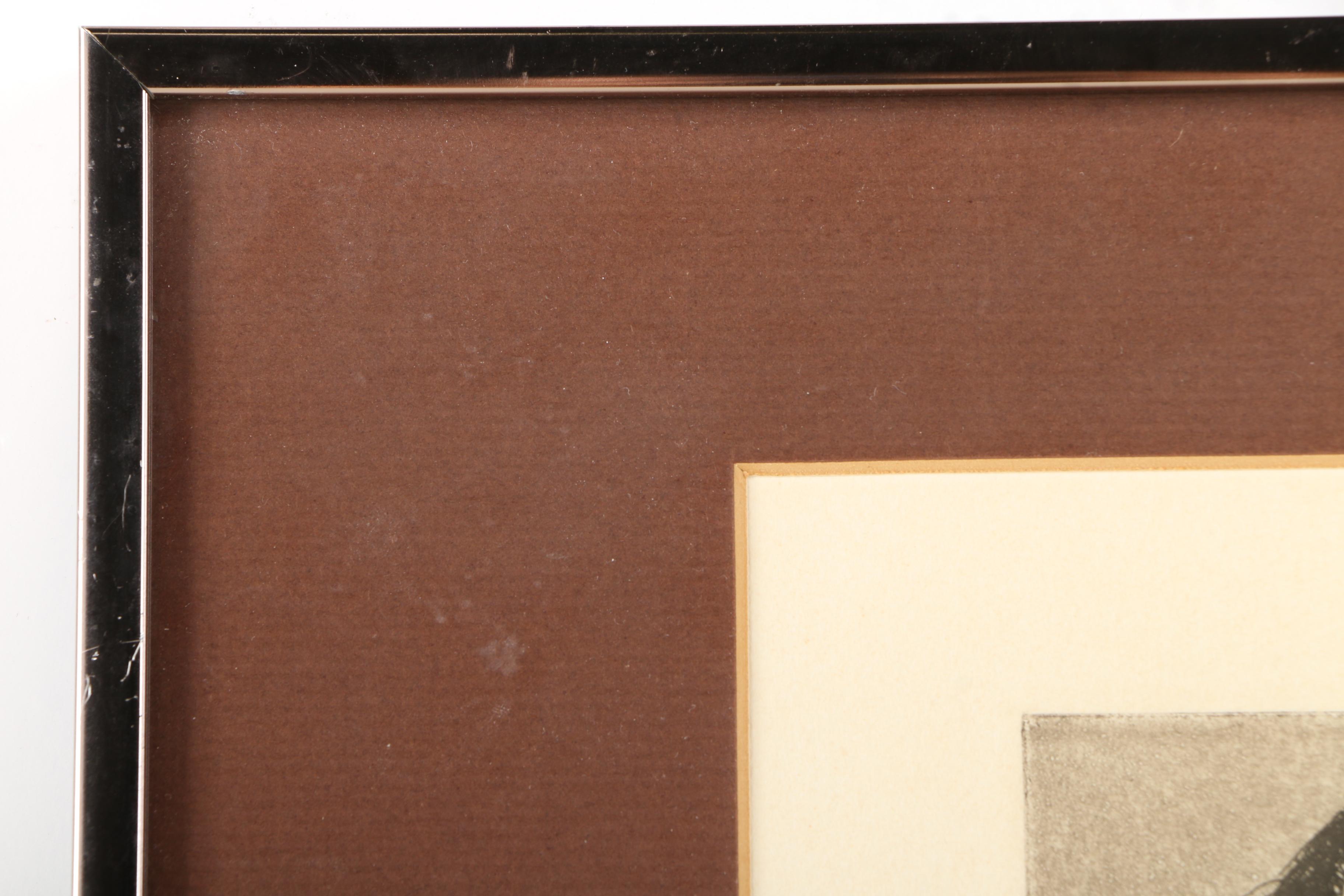 Charles Bragg Artist's Proof Etching "The Pornographer"