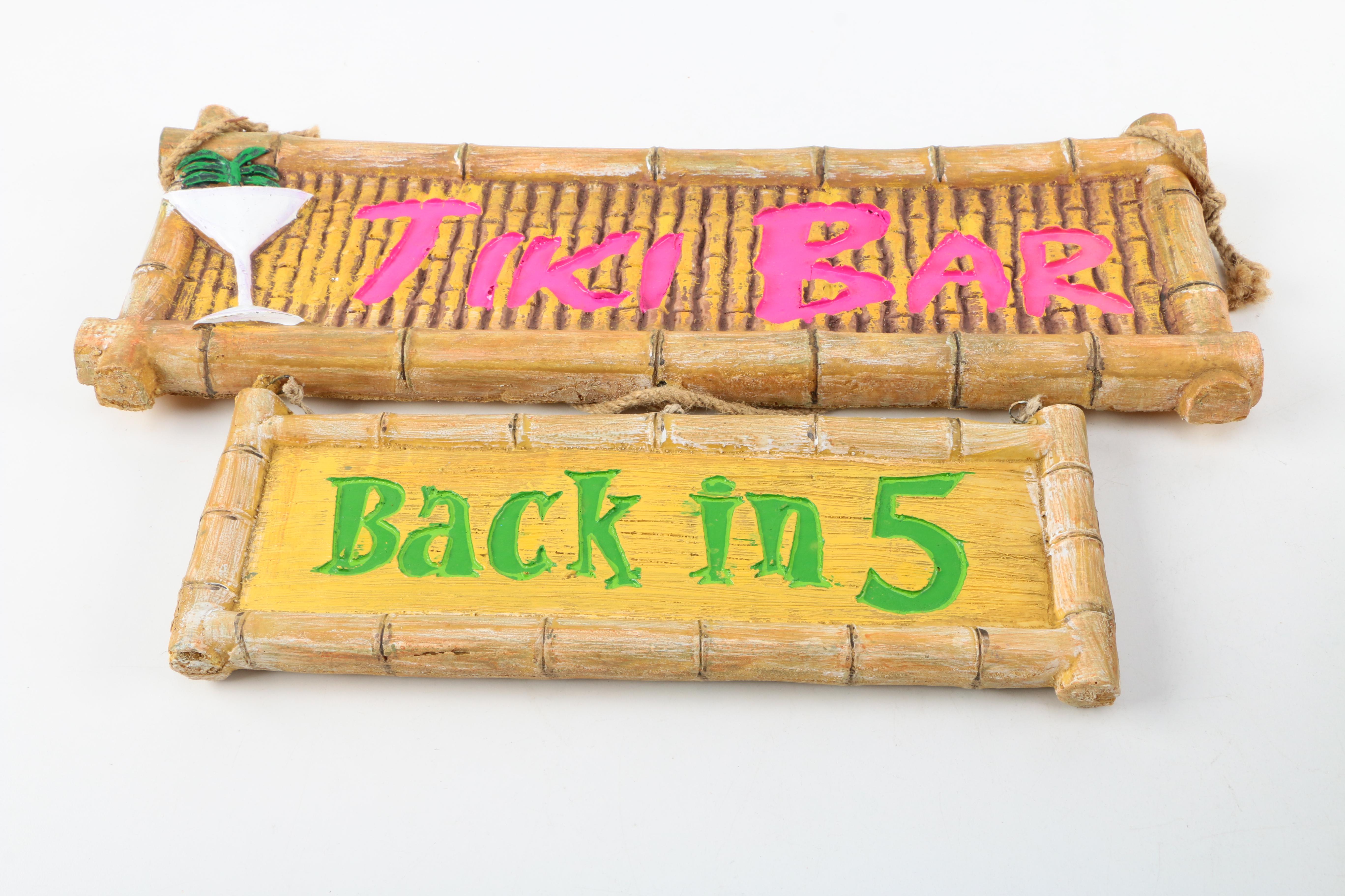 Vintage Tiki Mugs and Accessories