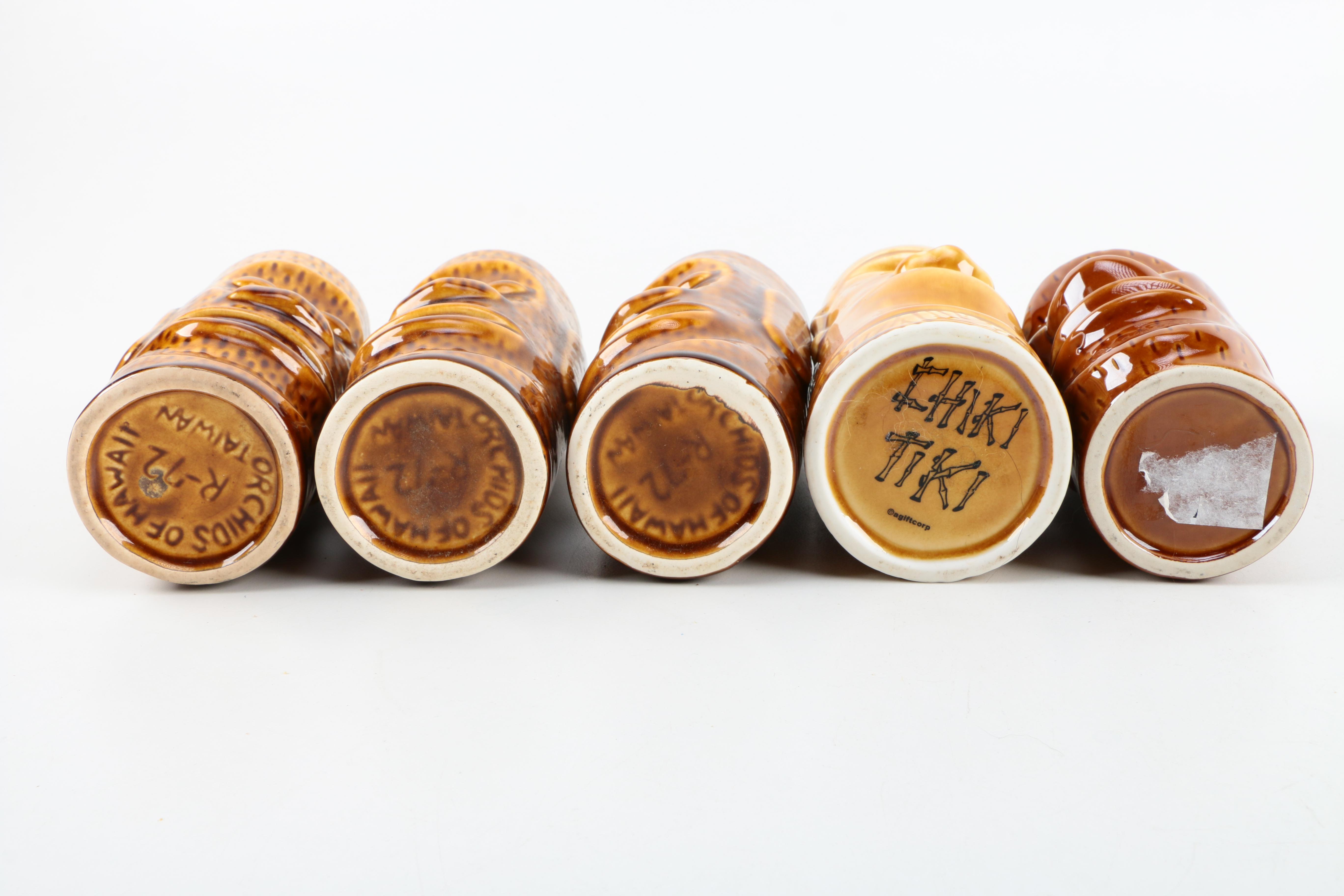 Vintage Tiki Mugs and Accessories