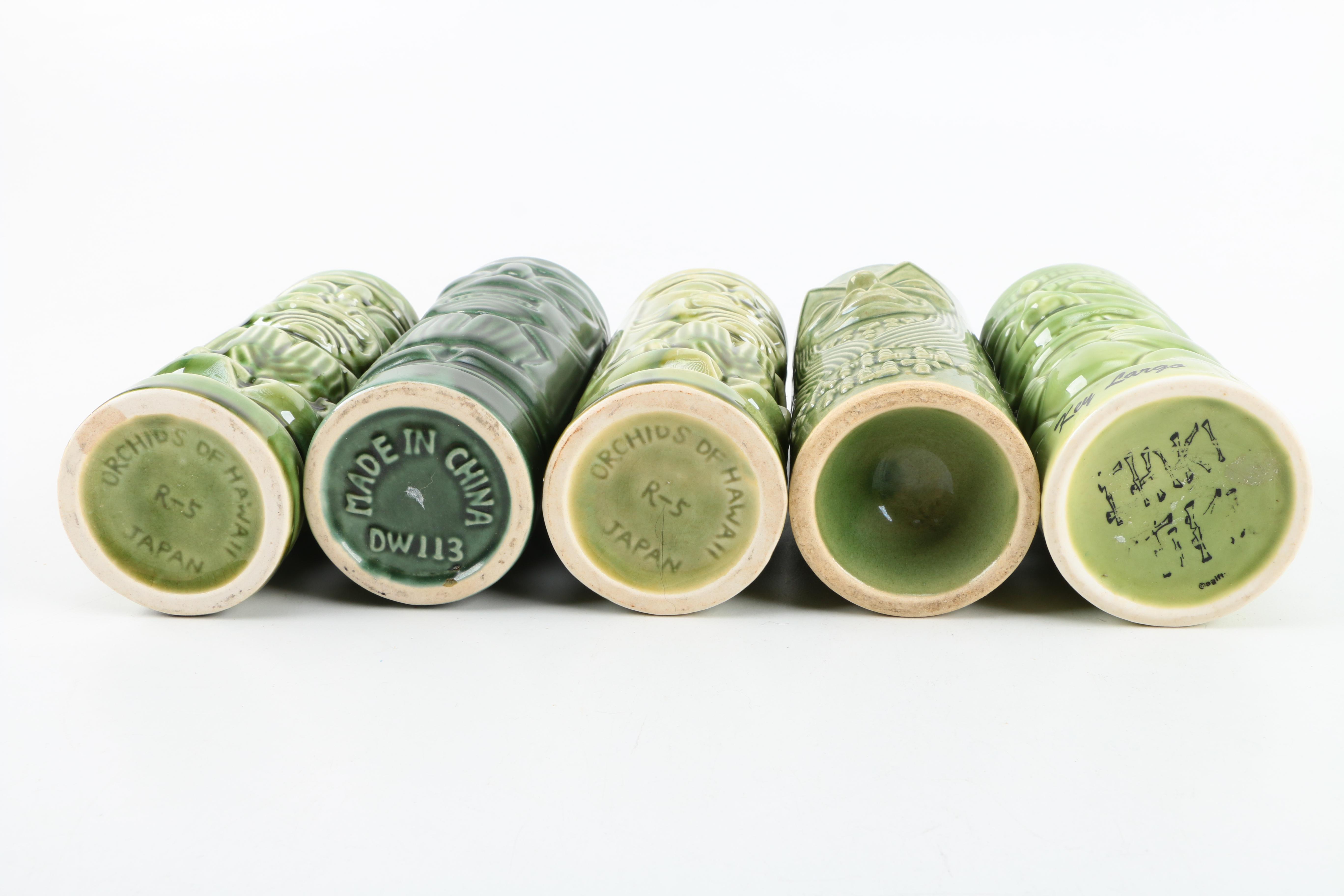 Vintage Tiki Mugs and Accessories