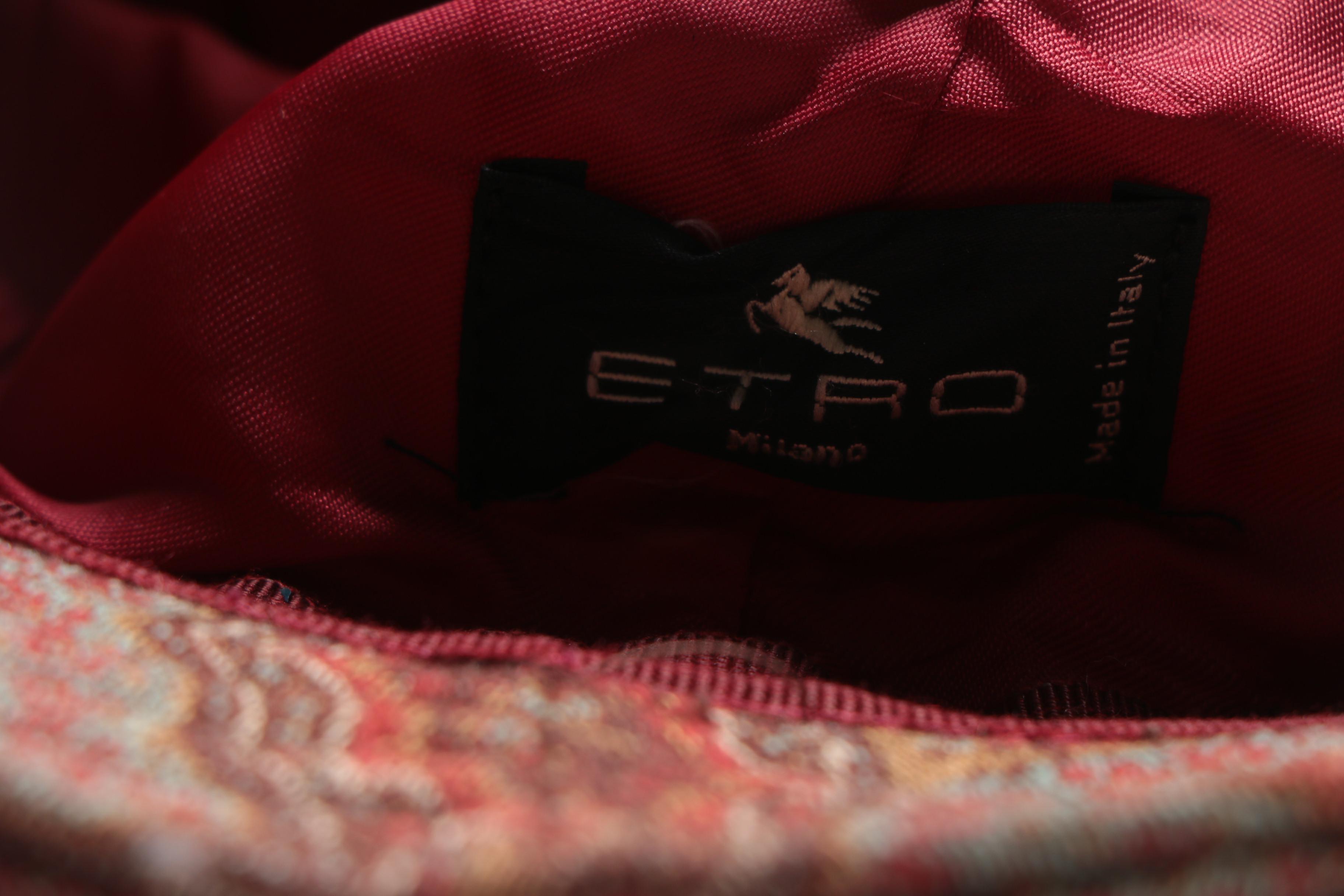 Vintage Paisley Etro Bucket Hat