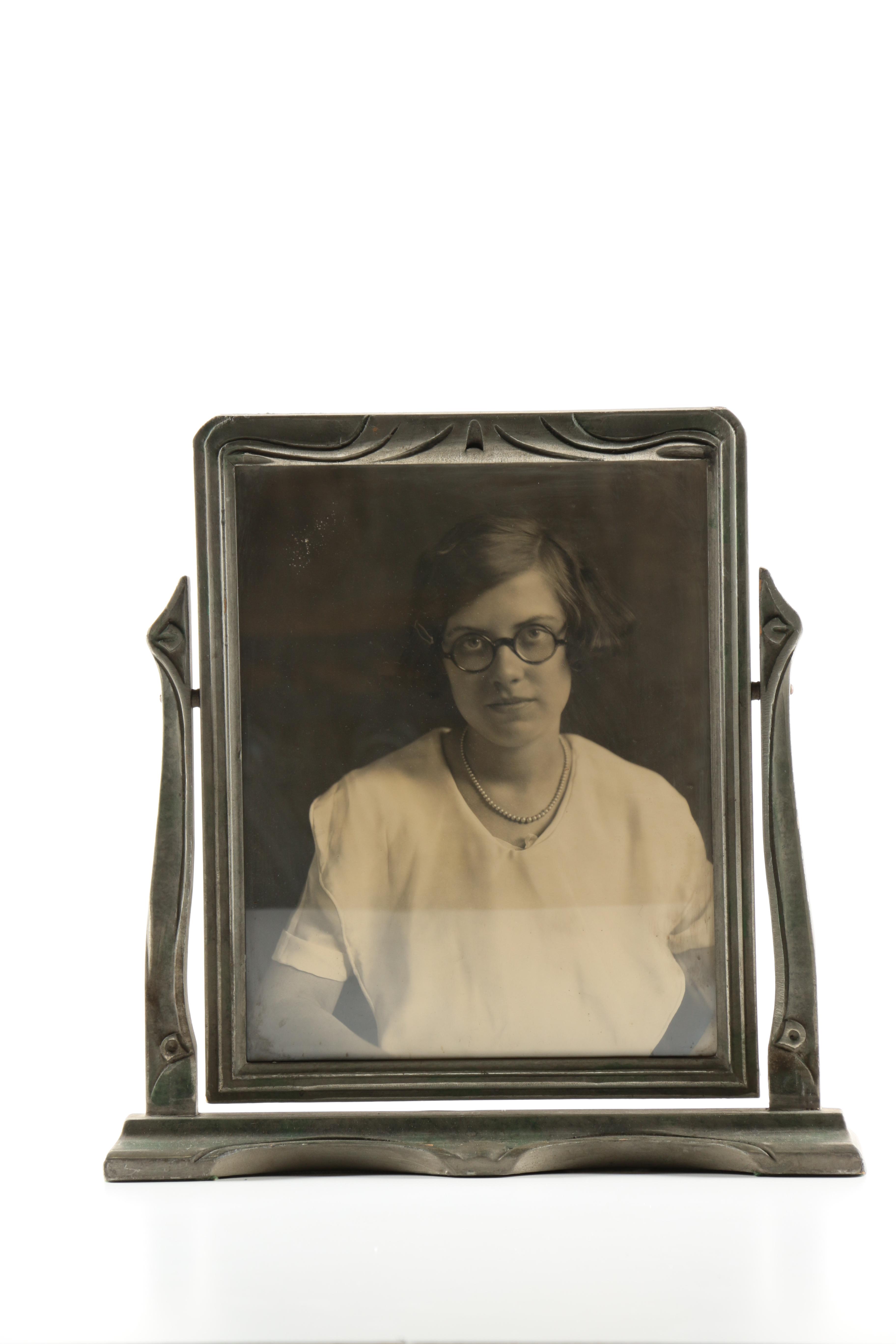 Black and White Photographic Portraits in Art Deco Swing Frames