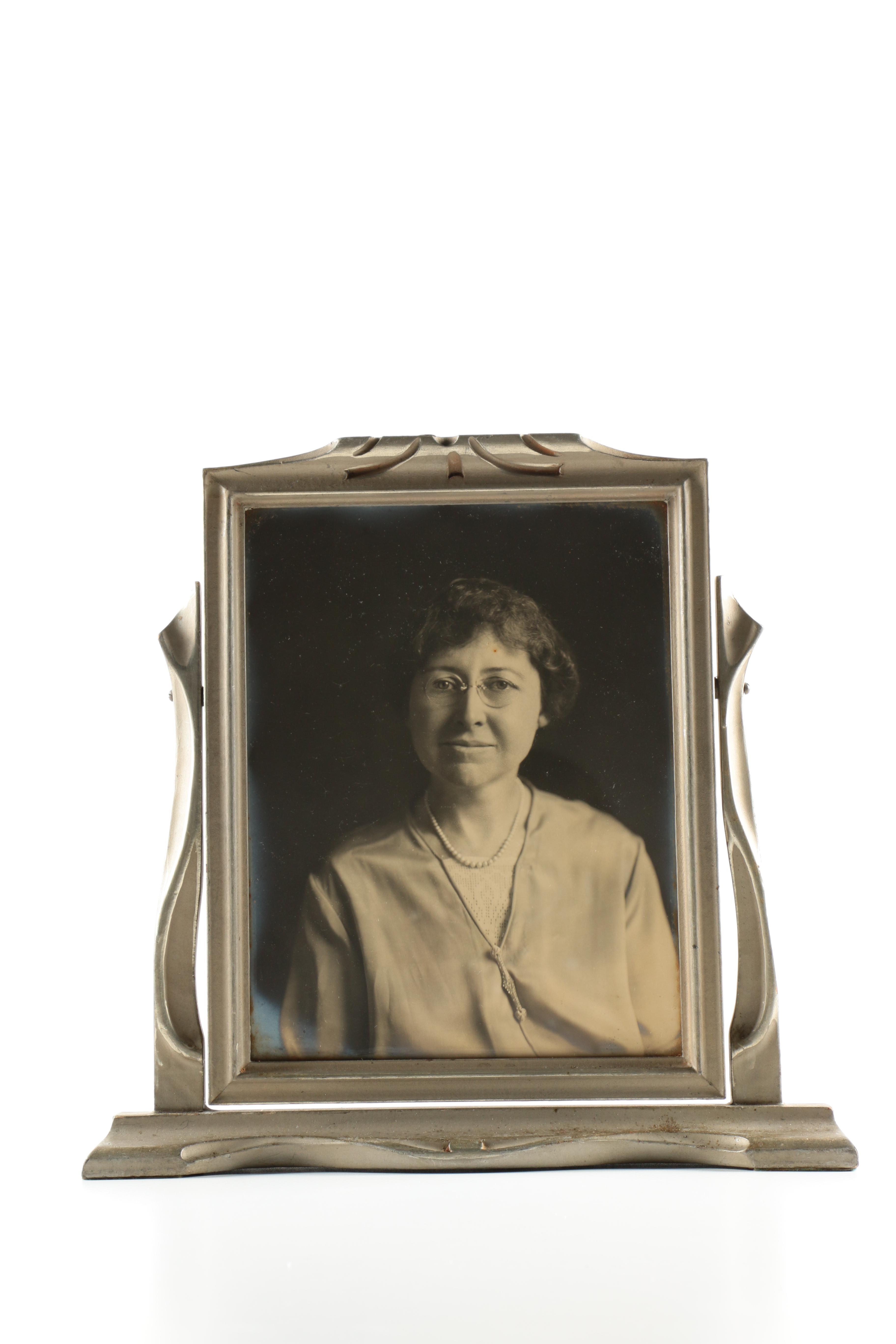 Black and White Photographic Portraits in Art Deco Swing Frames