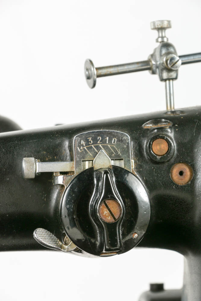 Pfaff 130 Sewing Machine on Combination Cabinet and Chair