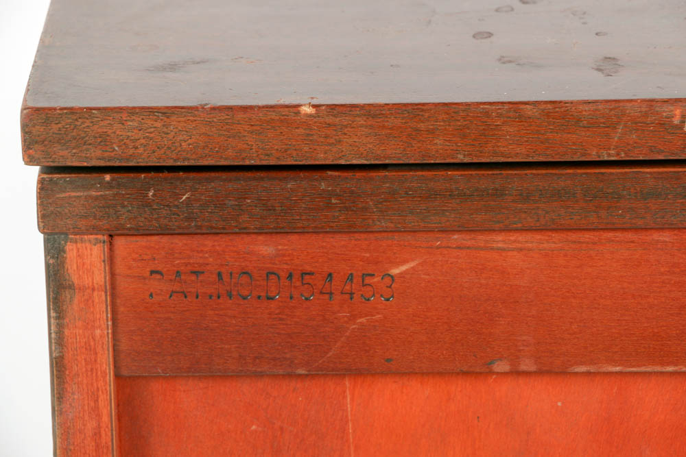 Pfaff 130 Sewing Machine on Combination Cabinet and Chair