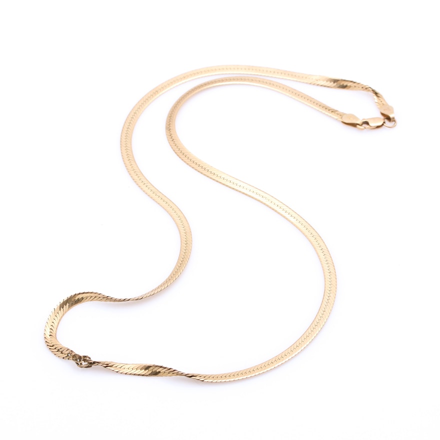 14K Yellow Gold Scrap Chain