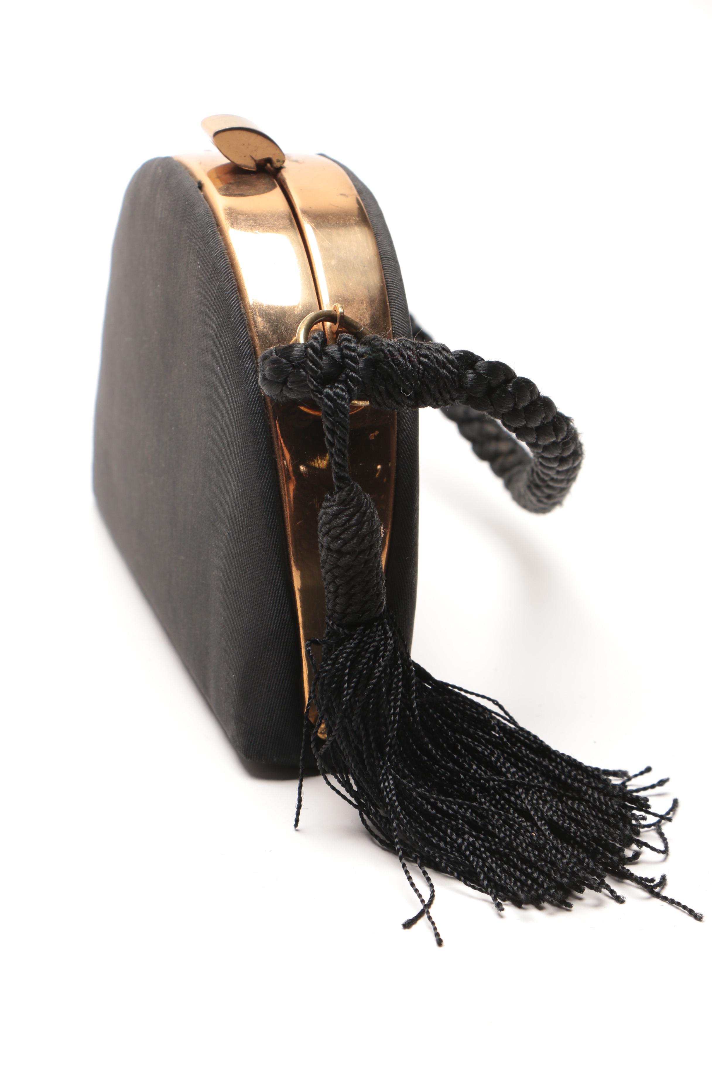 Vintage Small Black Handbags and Coin Purse