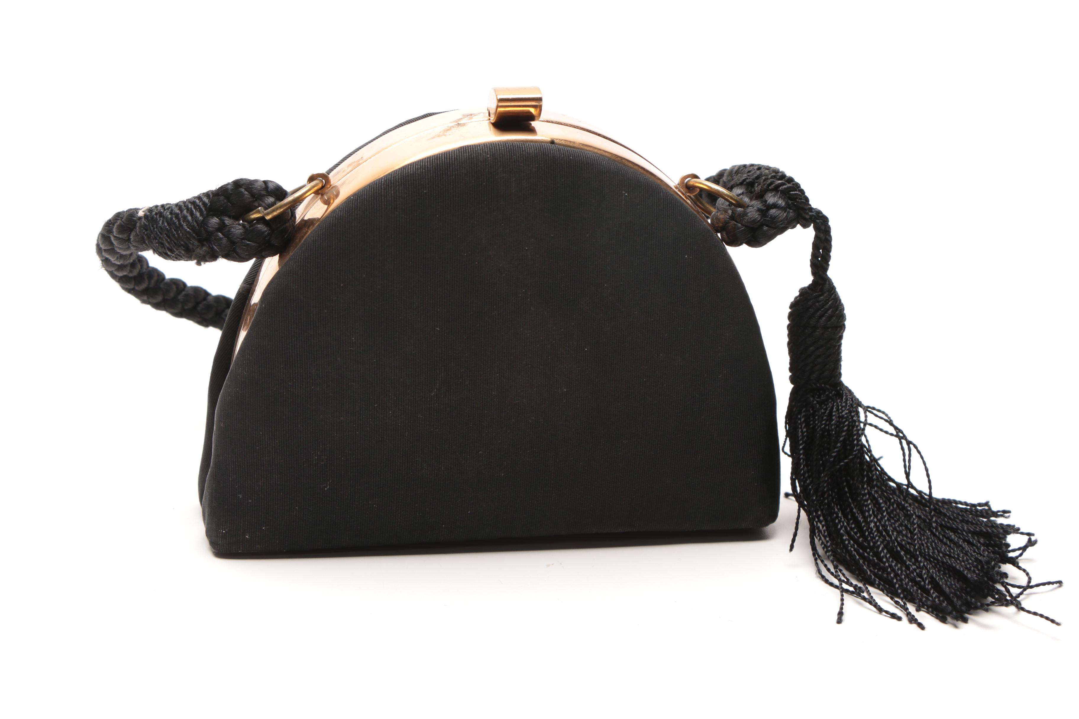 Vintage Small Black Handbags and Coin Purse