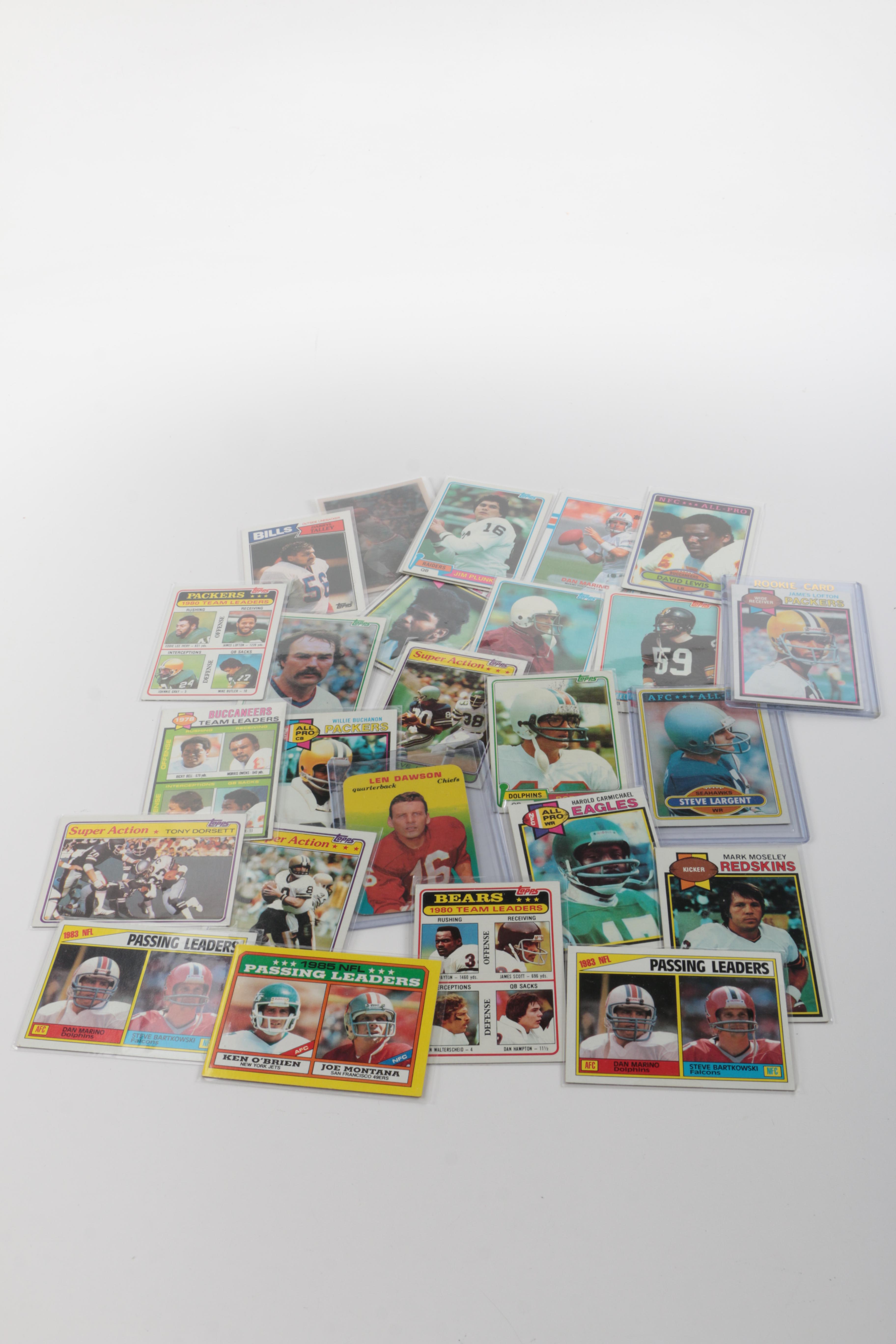 Vintage Football Cards Including James Lofton Rookie Card