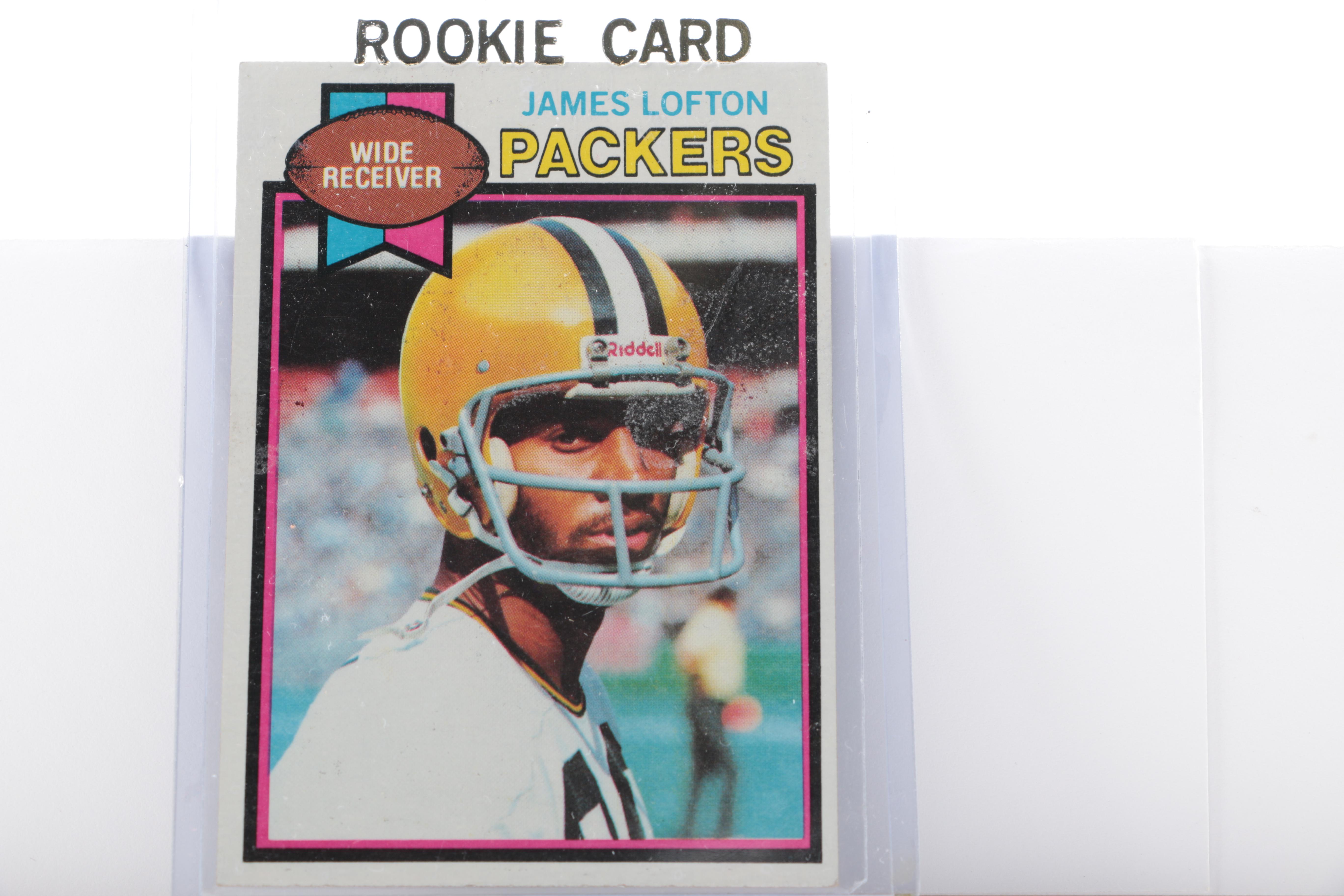 Vintage Football Cards Including James Lofton Rookie Card