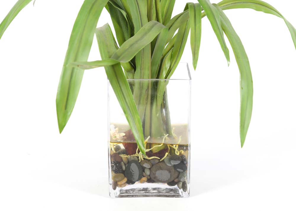 Glass Potted Floral Arrangement