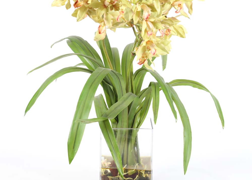 Glass Potted Floral Arrangement