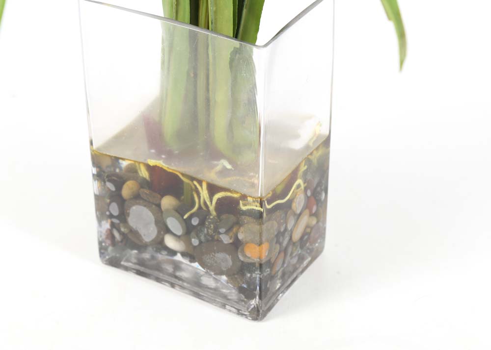 Glass Potted Floral Arrangement