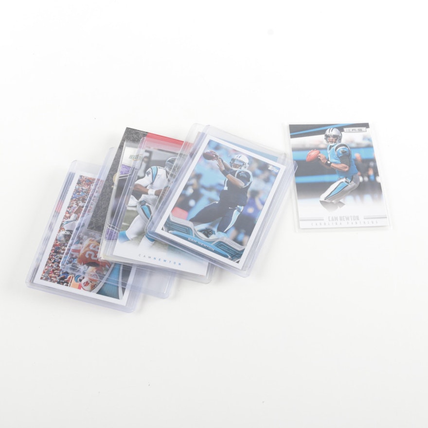 Football Card Assortment Including Champ Bailey Captain's Patch Card