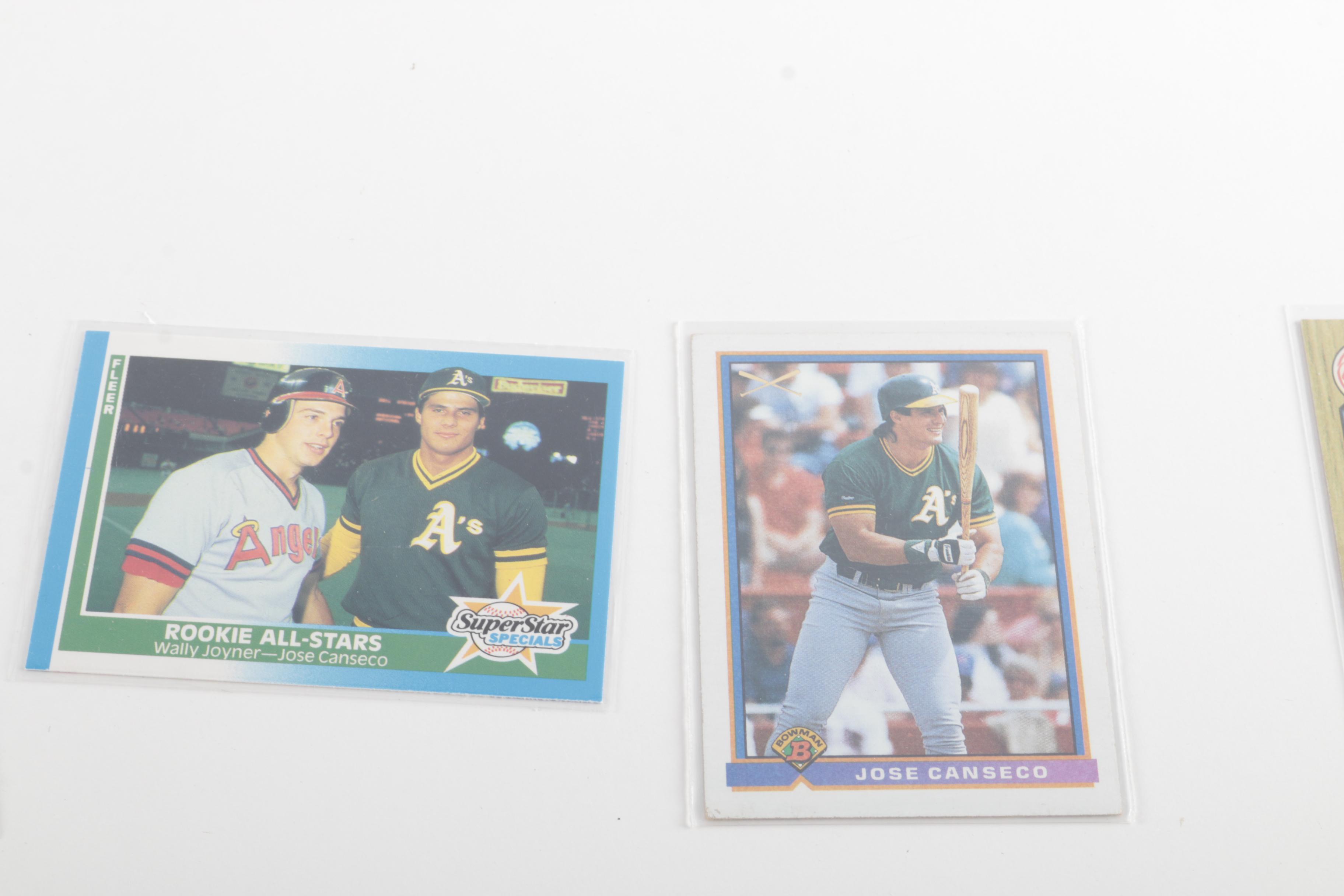 Assortment of Baseball Cards Including Eric Davis and Dwight Gooden Rookies